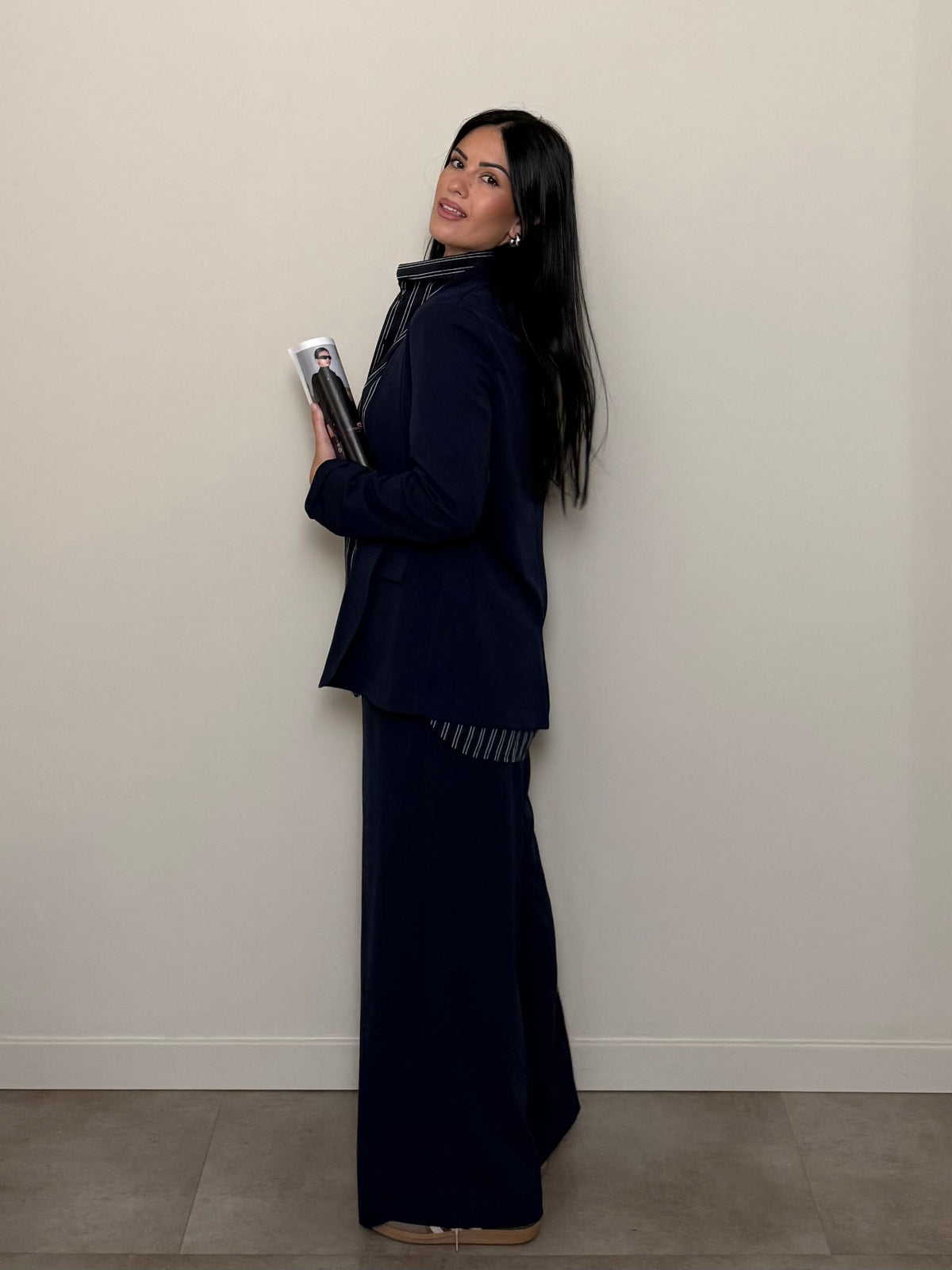 Tailleur basic blu