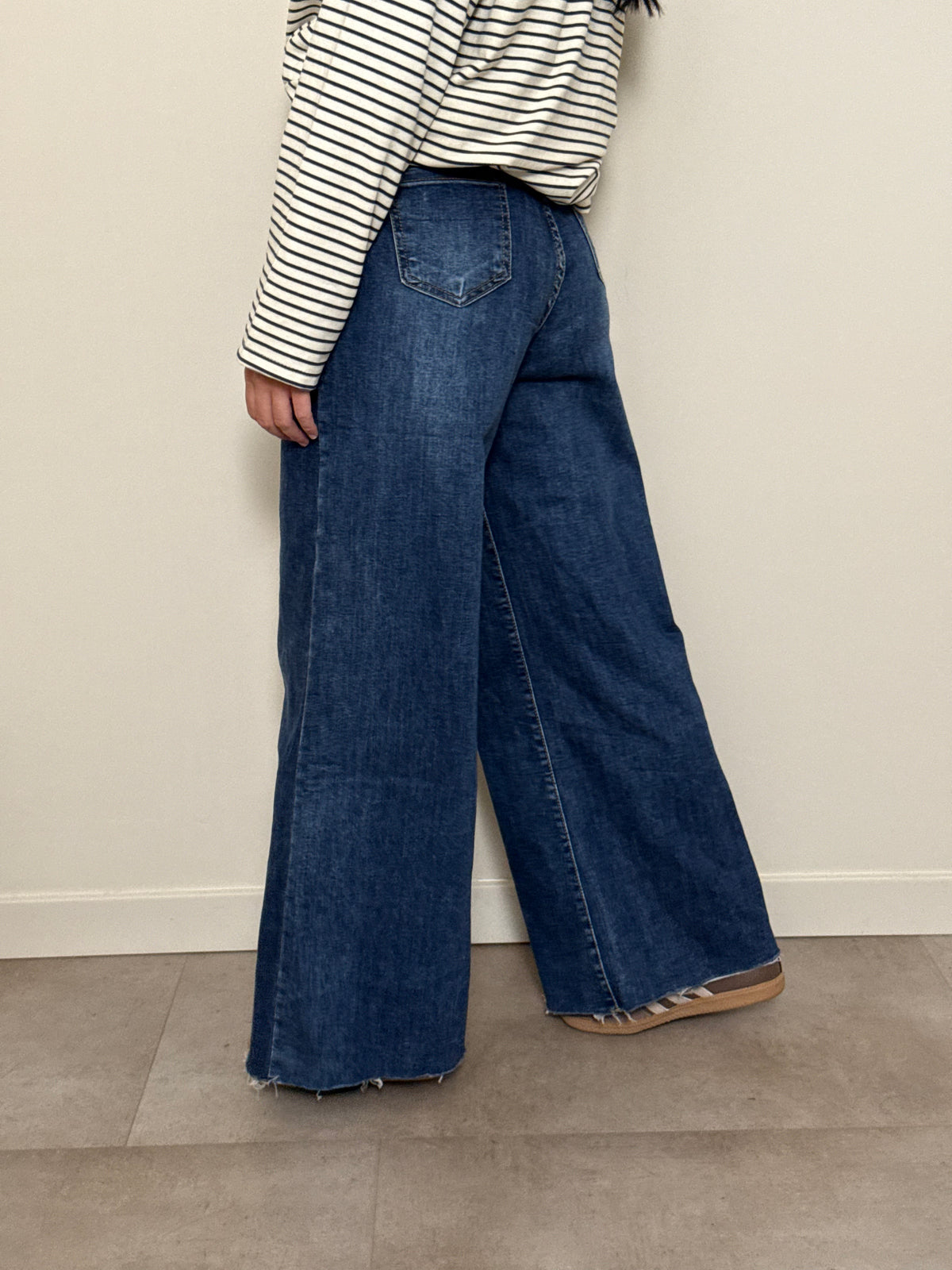 Jeans palazzo elasticizzato