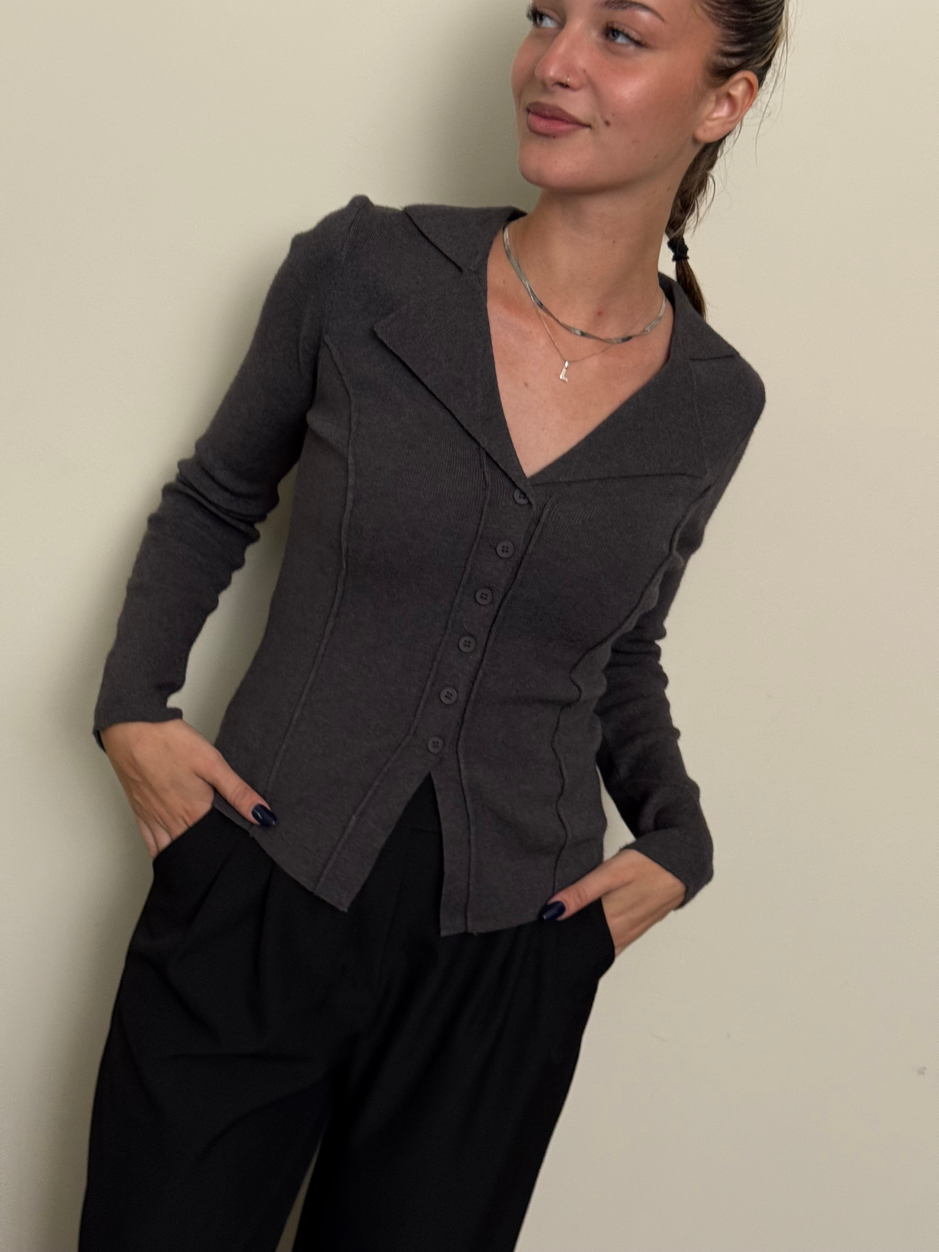 Cardigan bottoni