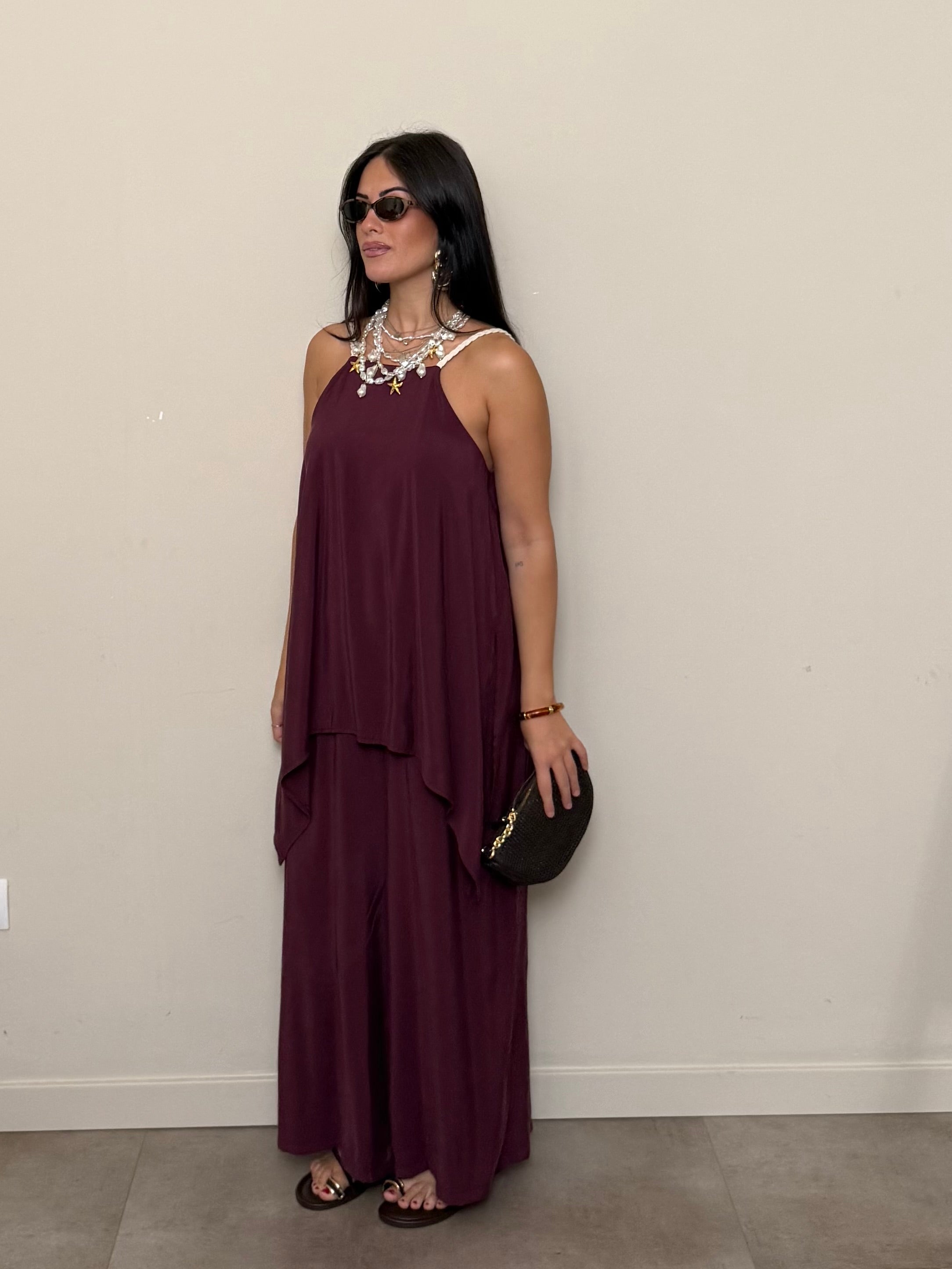 Jumpsuit bordeaux