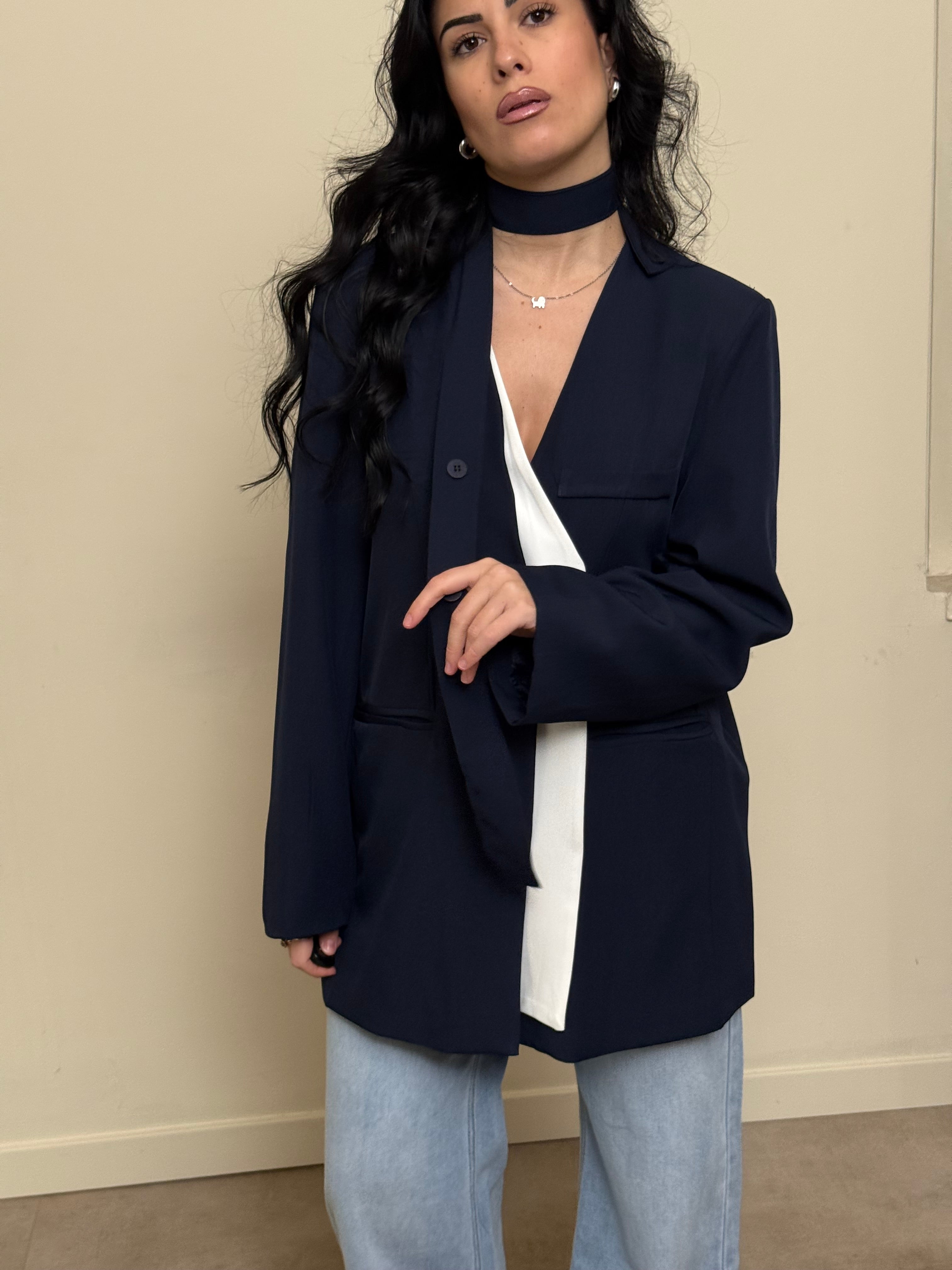 Blazer over cravatta