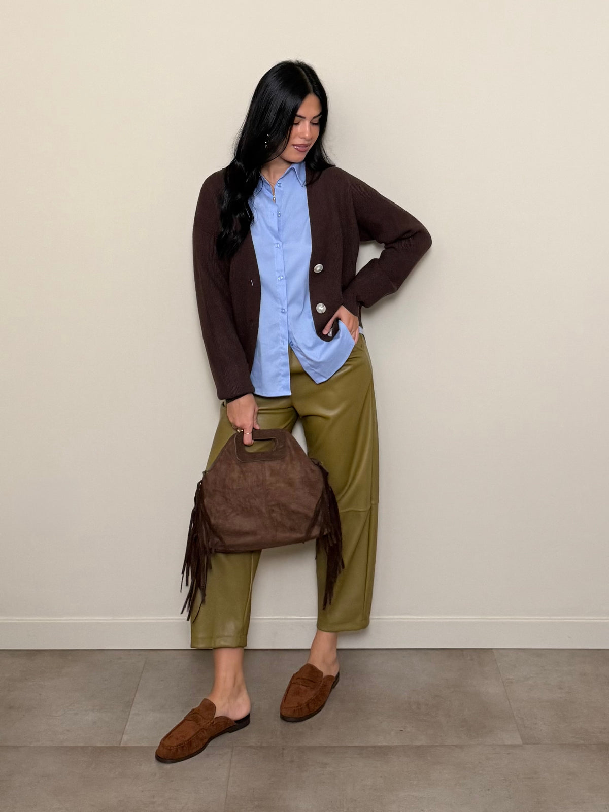 Cardigan cioccolato