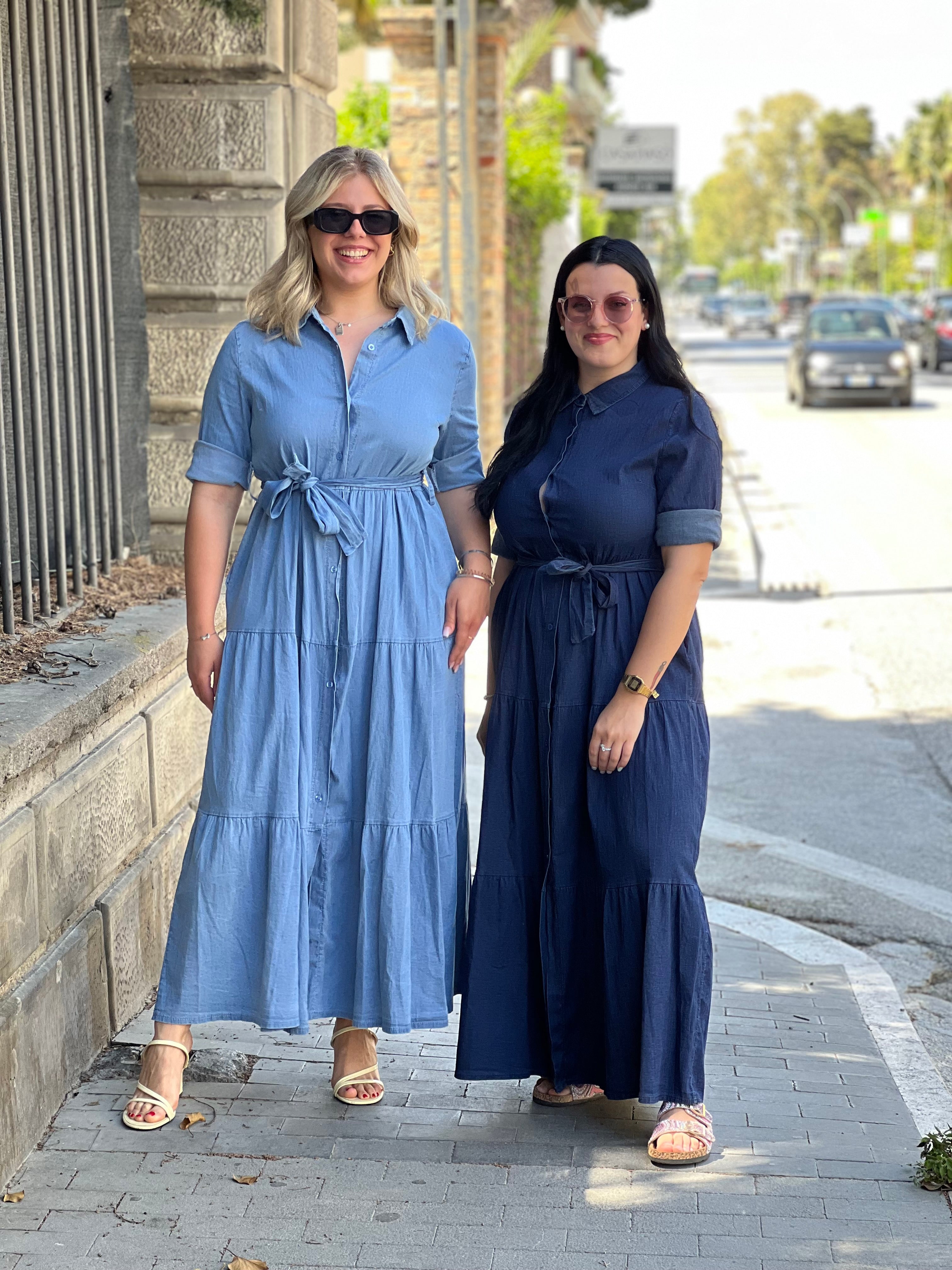 Abito lungo jeans