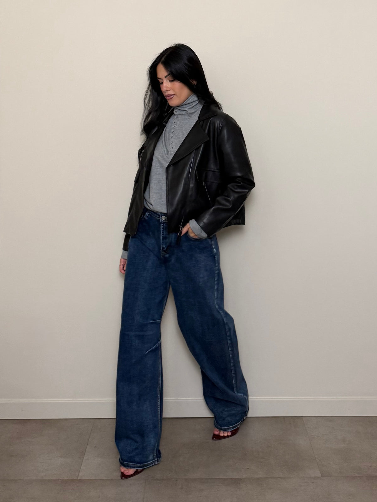 Jeans baggy over