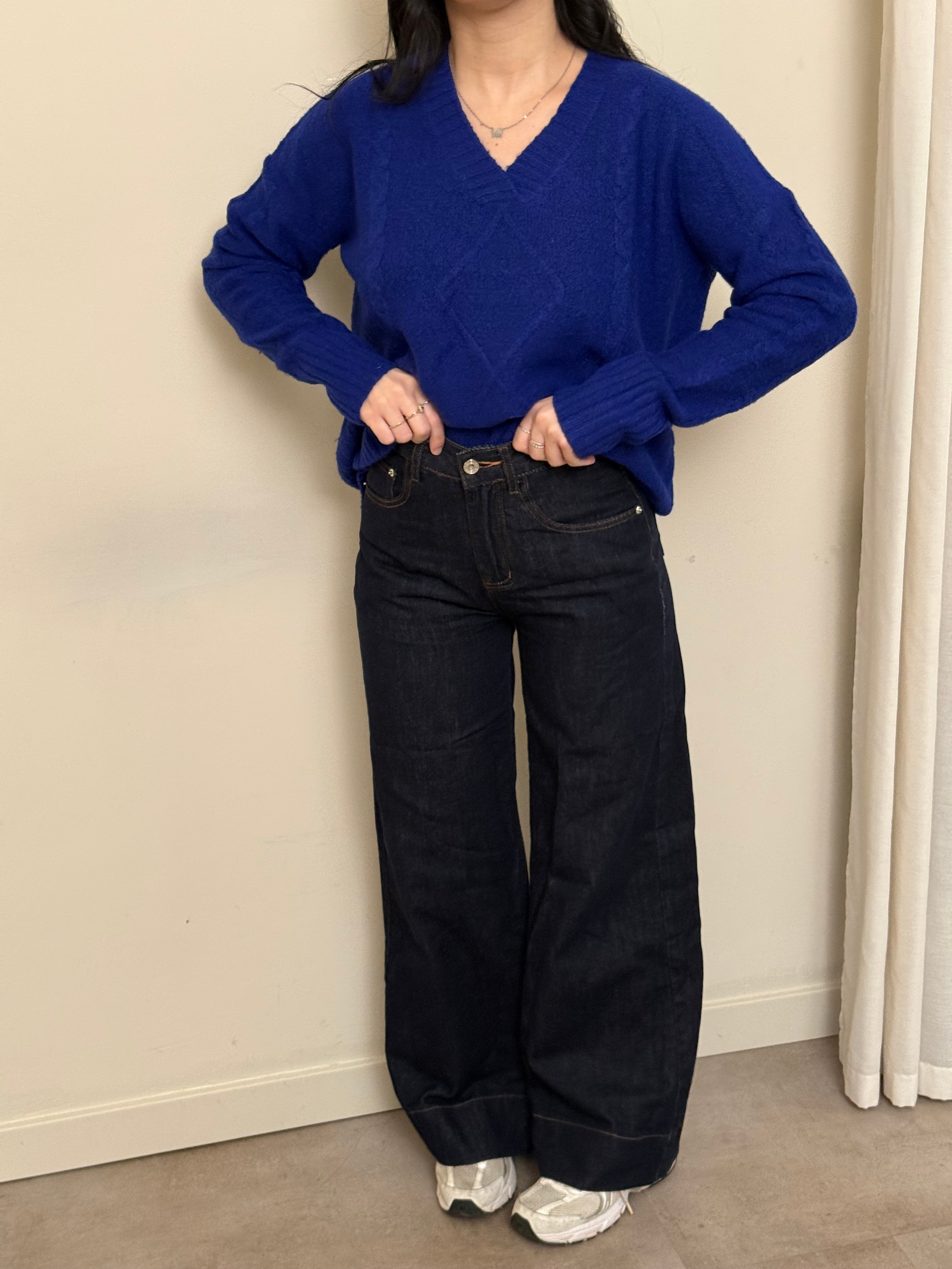 Jeans palazzo ampio