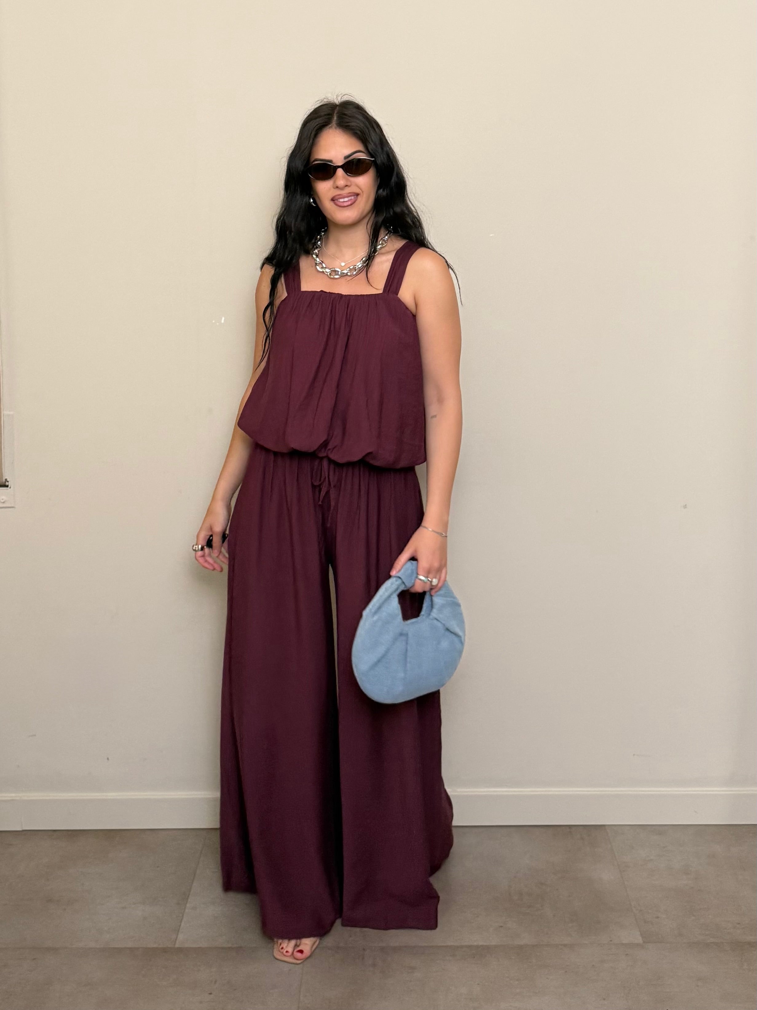 Coordinato Melany bordeaux