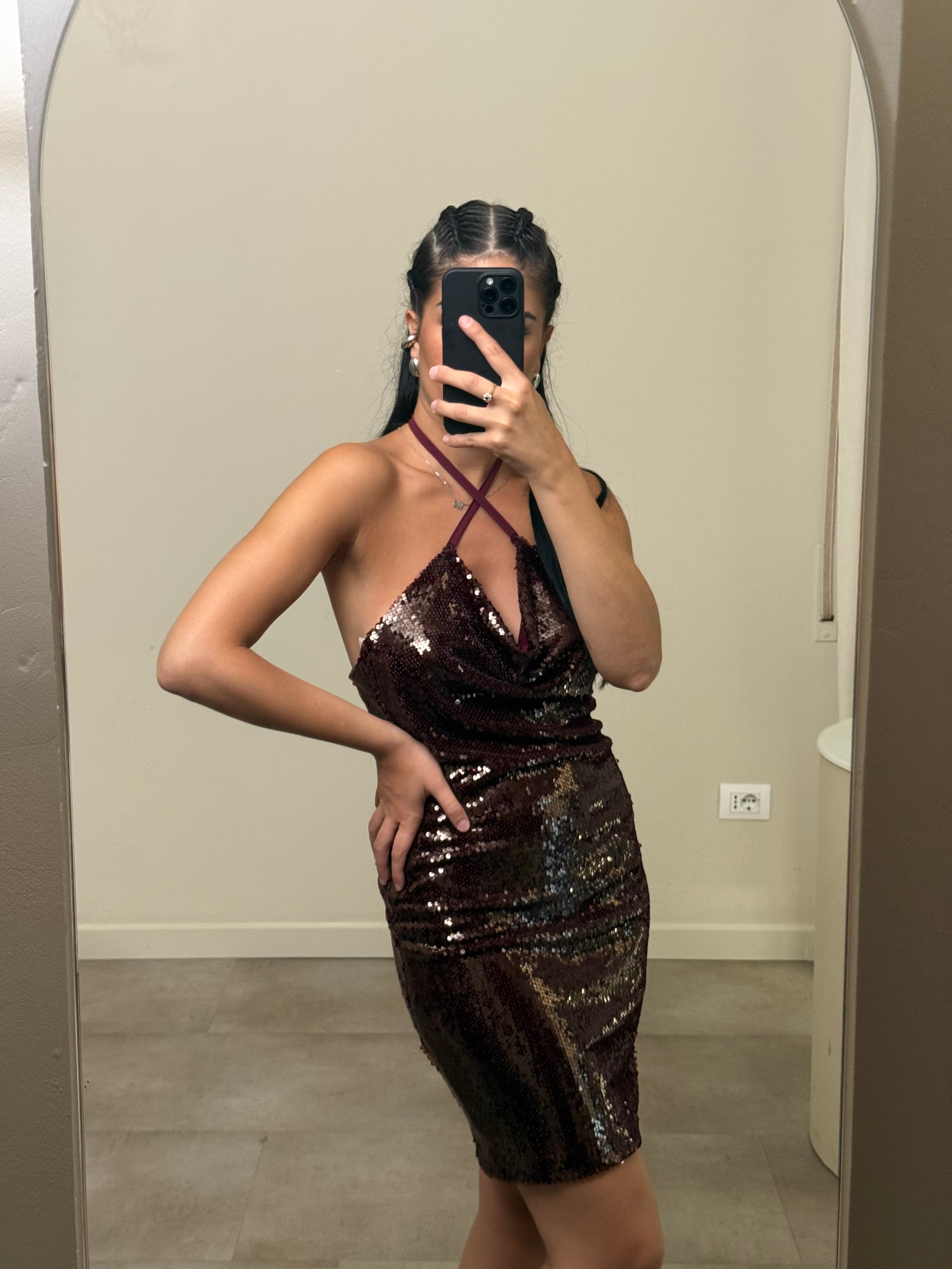 Mini dress paillettes
