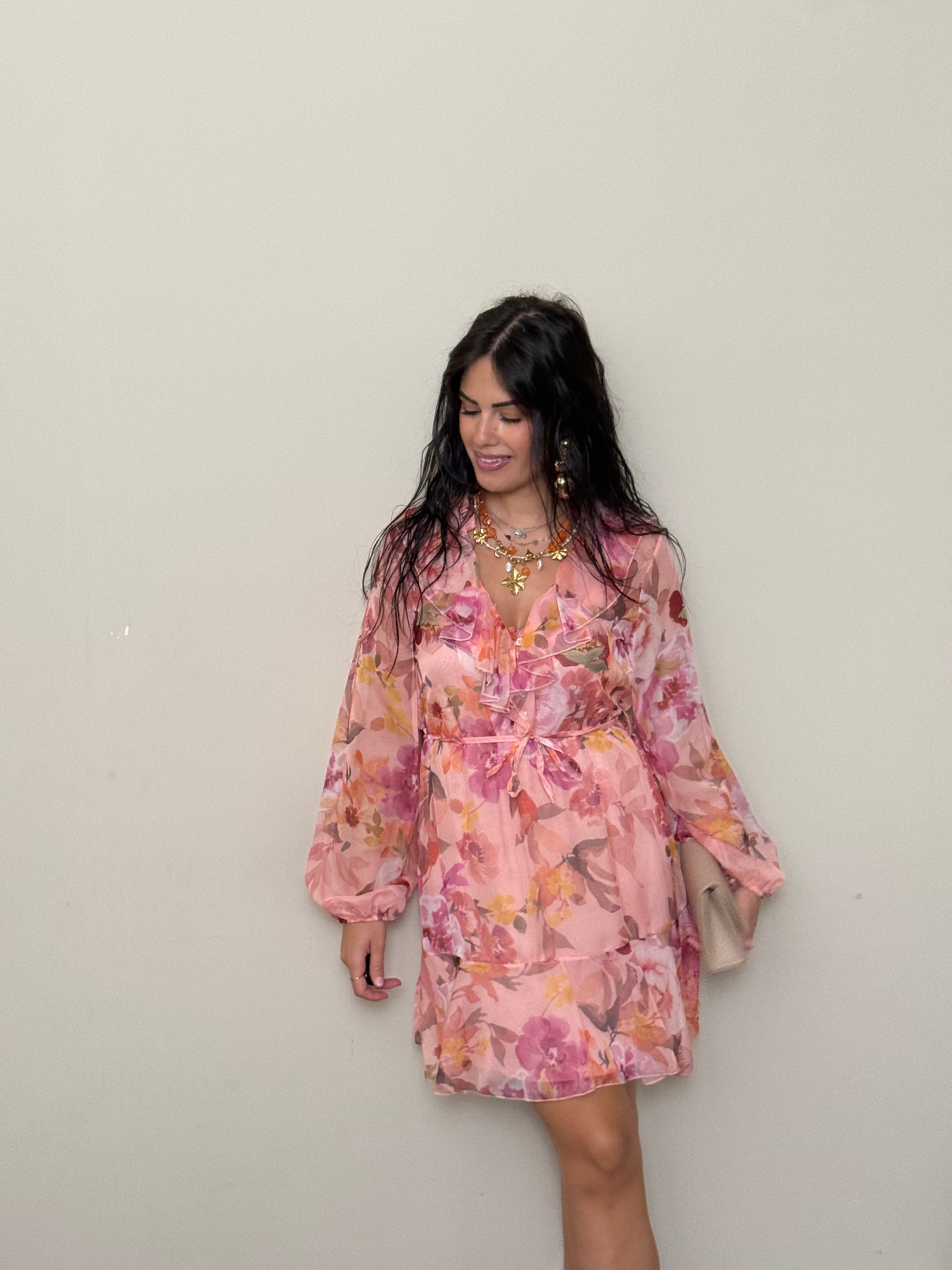 Mini dress a fiori