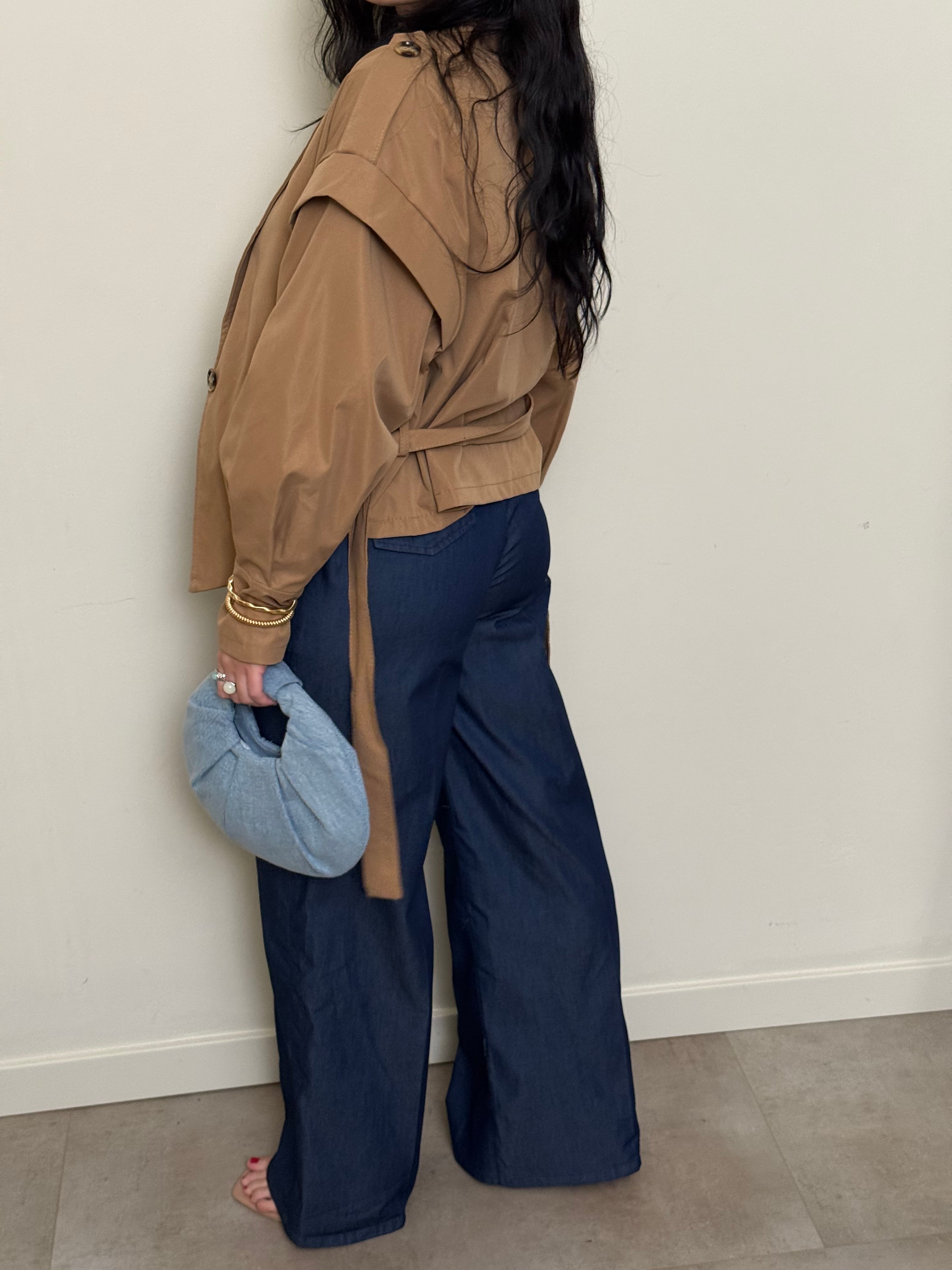 Jeans morbido palazzo