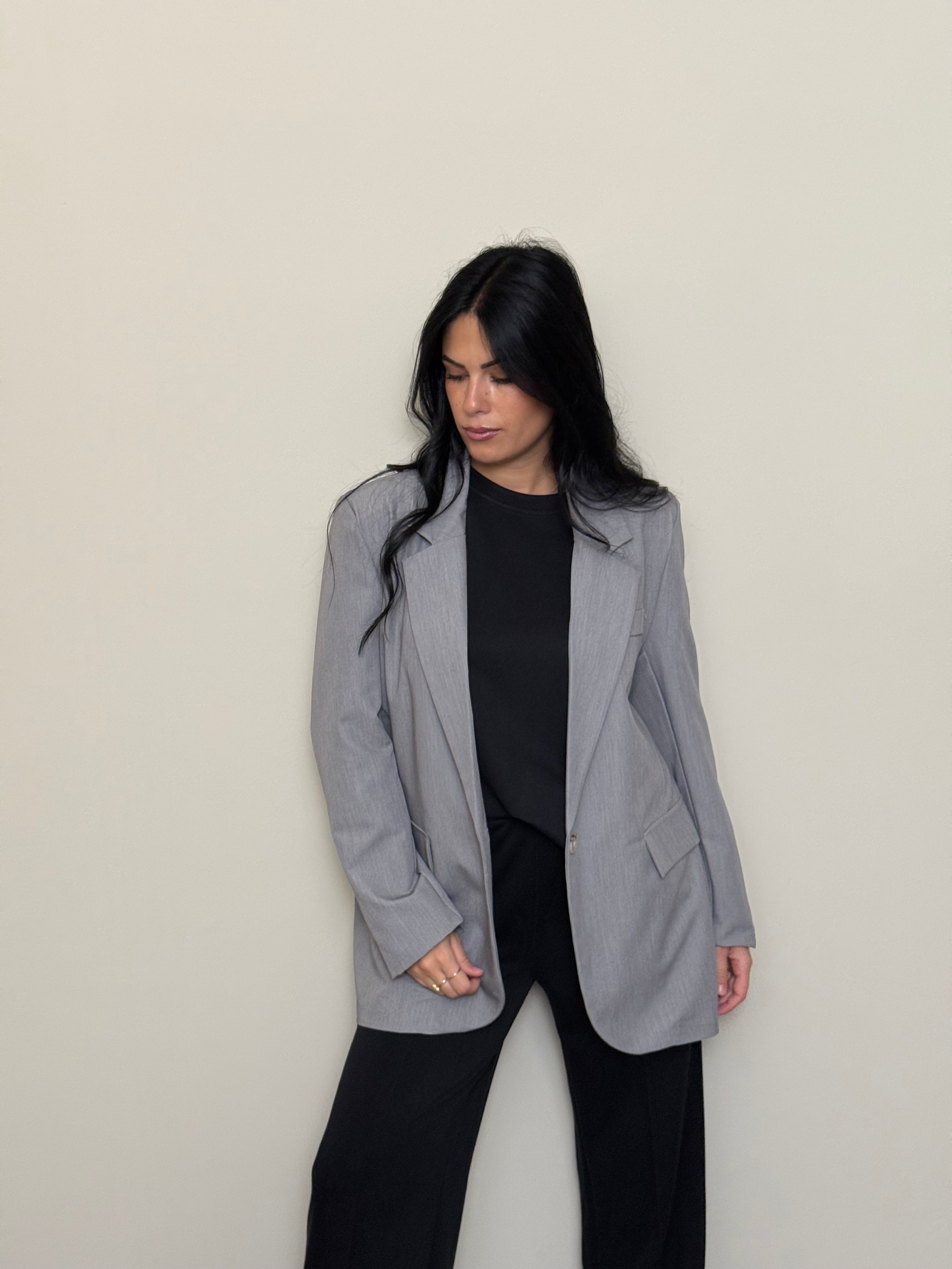 Blazer over grigio