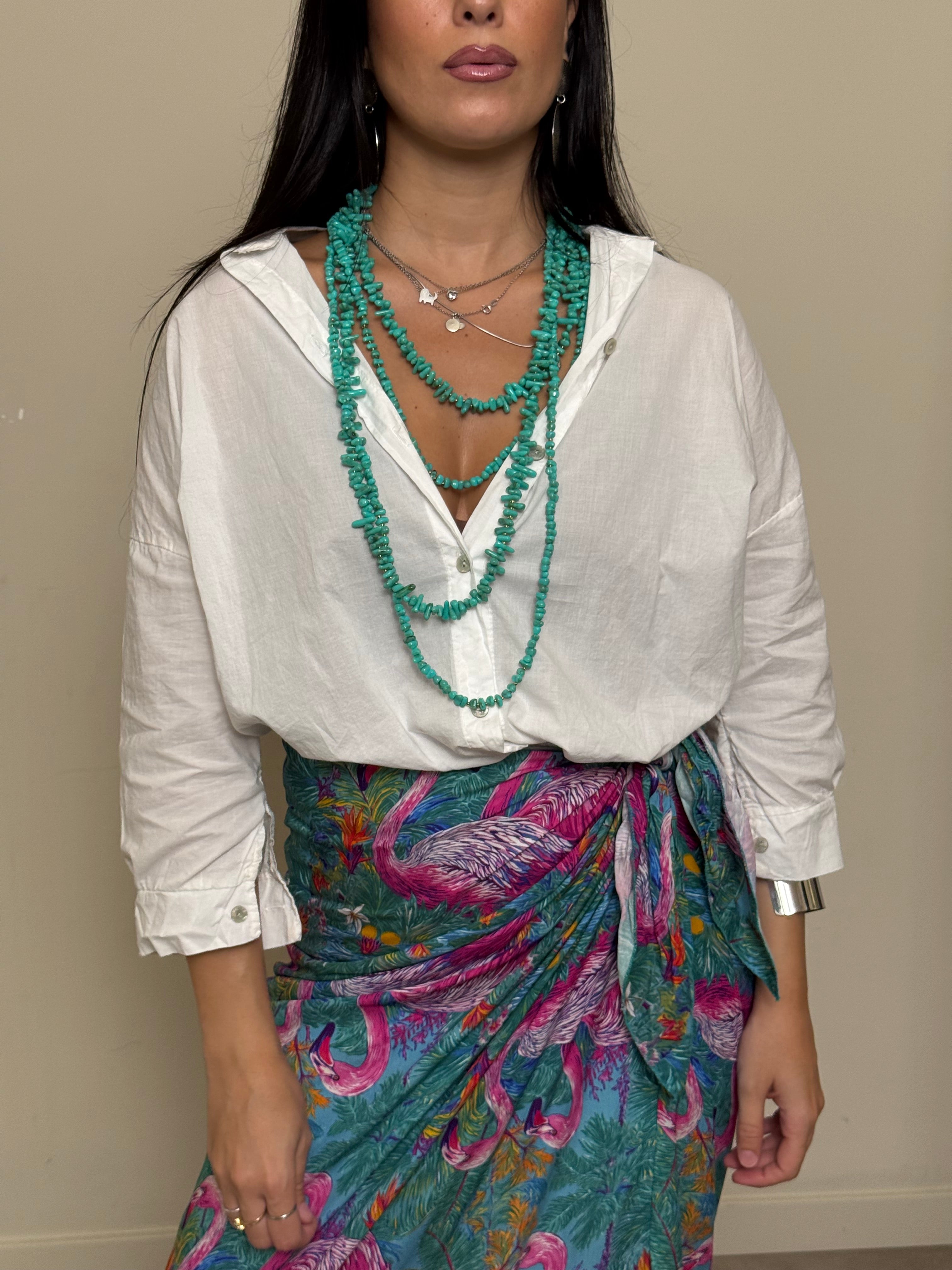 Camicia bianca cotone