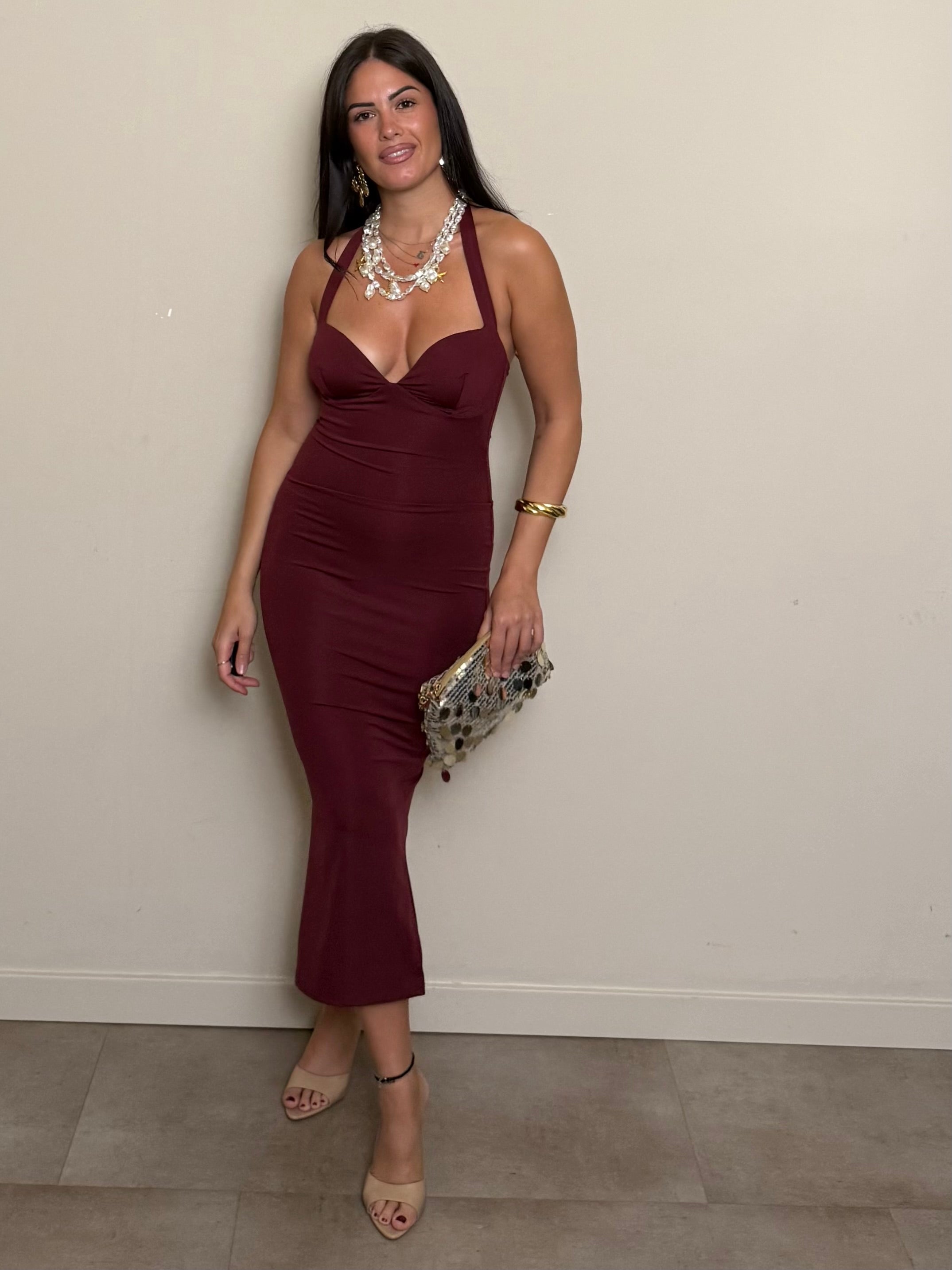 Dress Cindy bordeaux