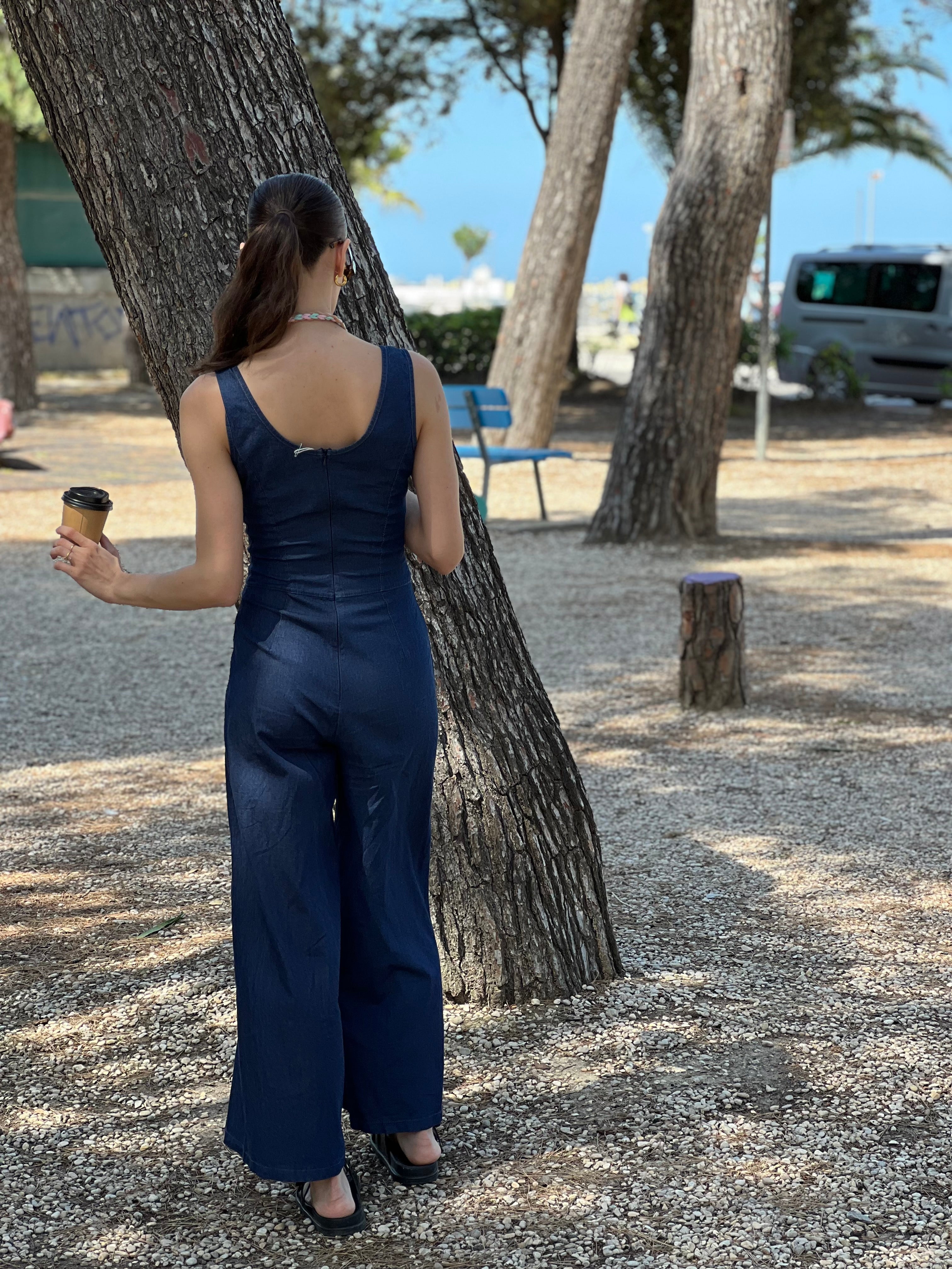 Jumpsuit jeans petite