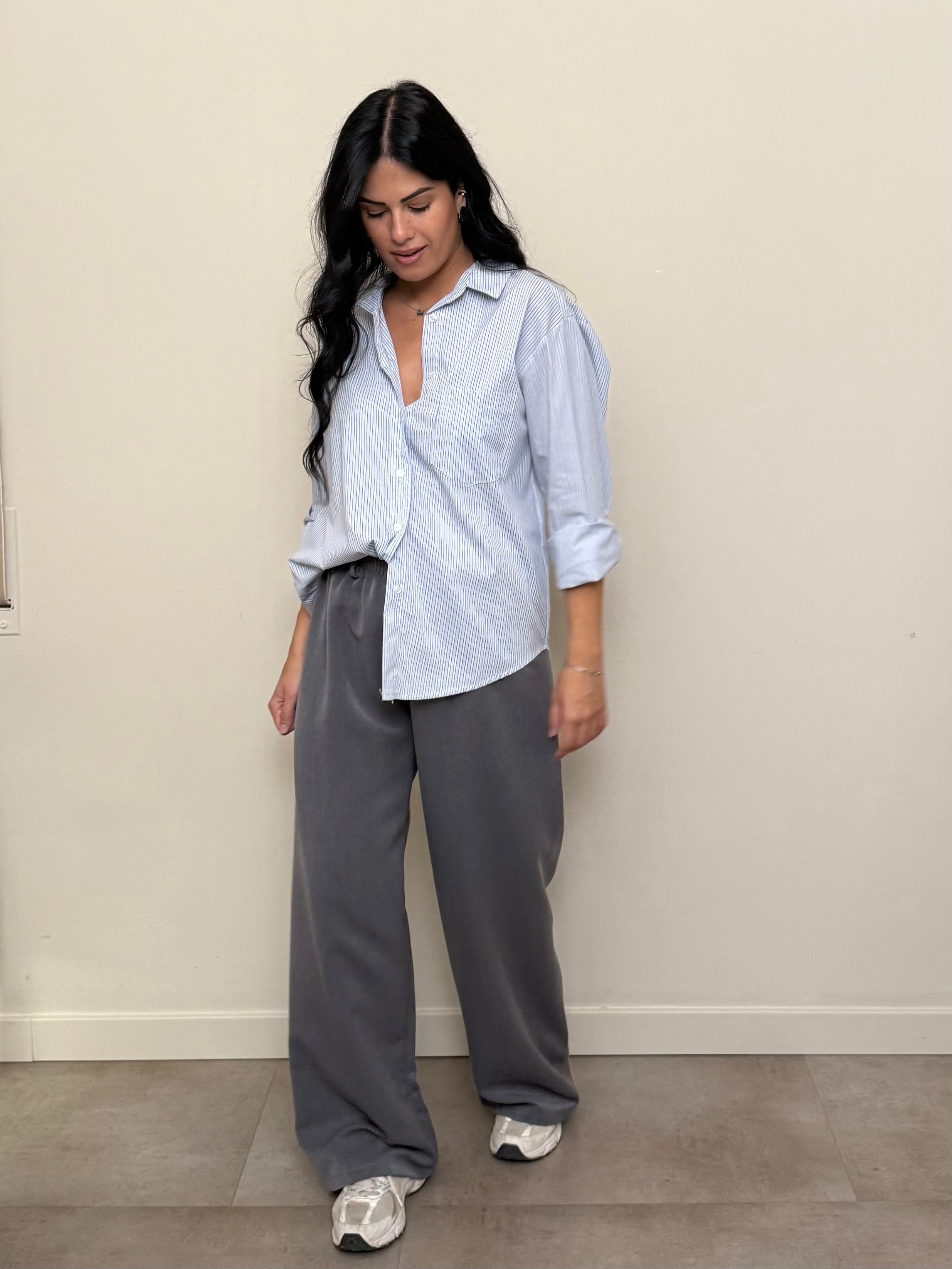 Pantalone palazzo elastico