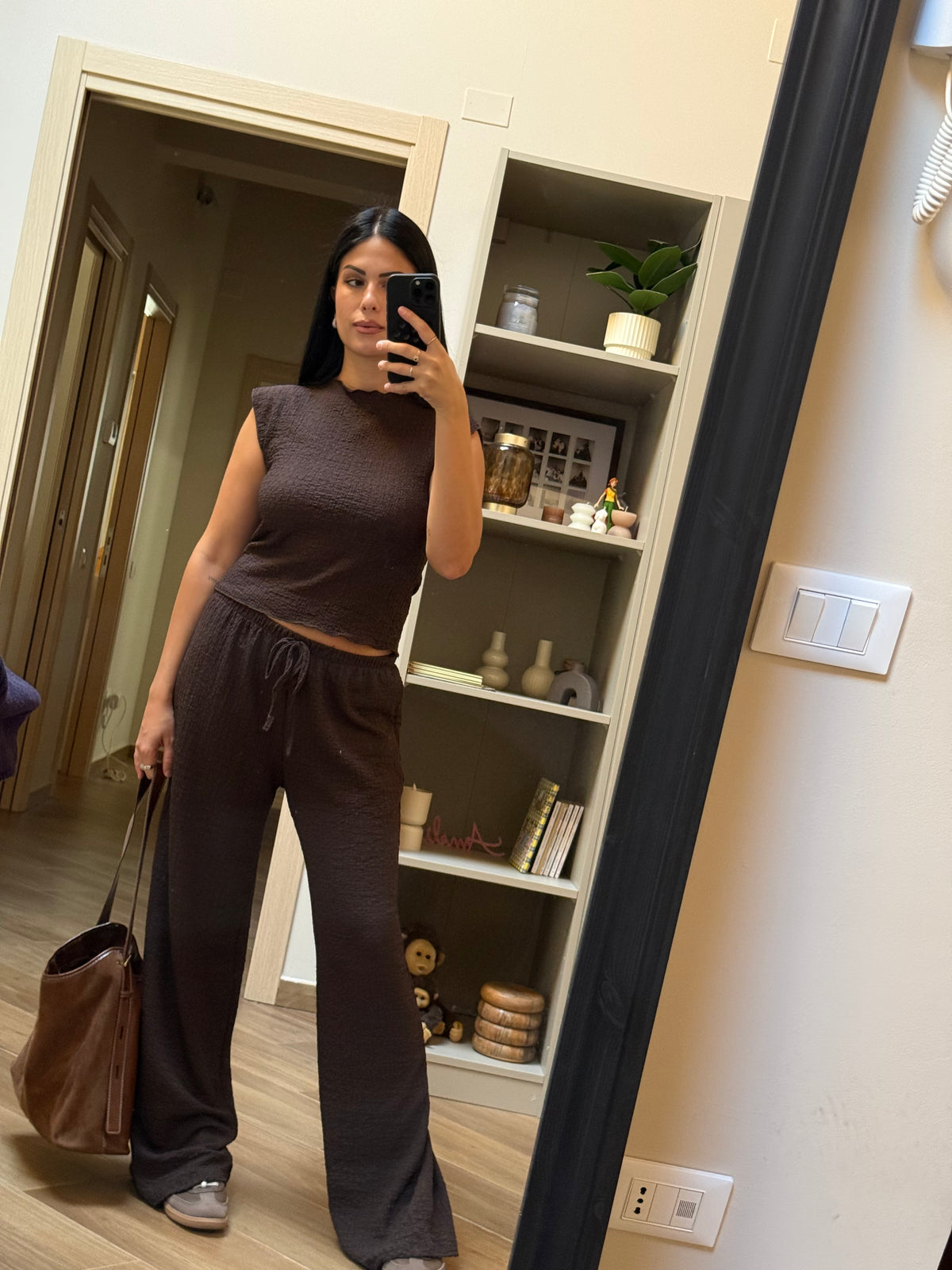 Coordinato best marrone freddo