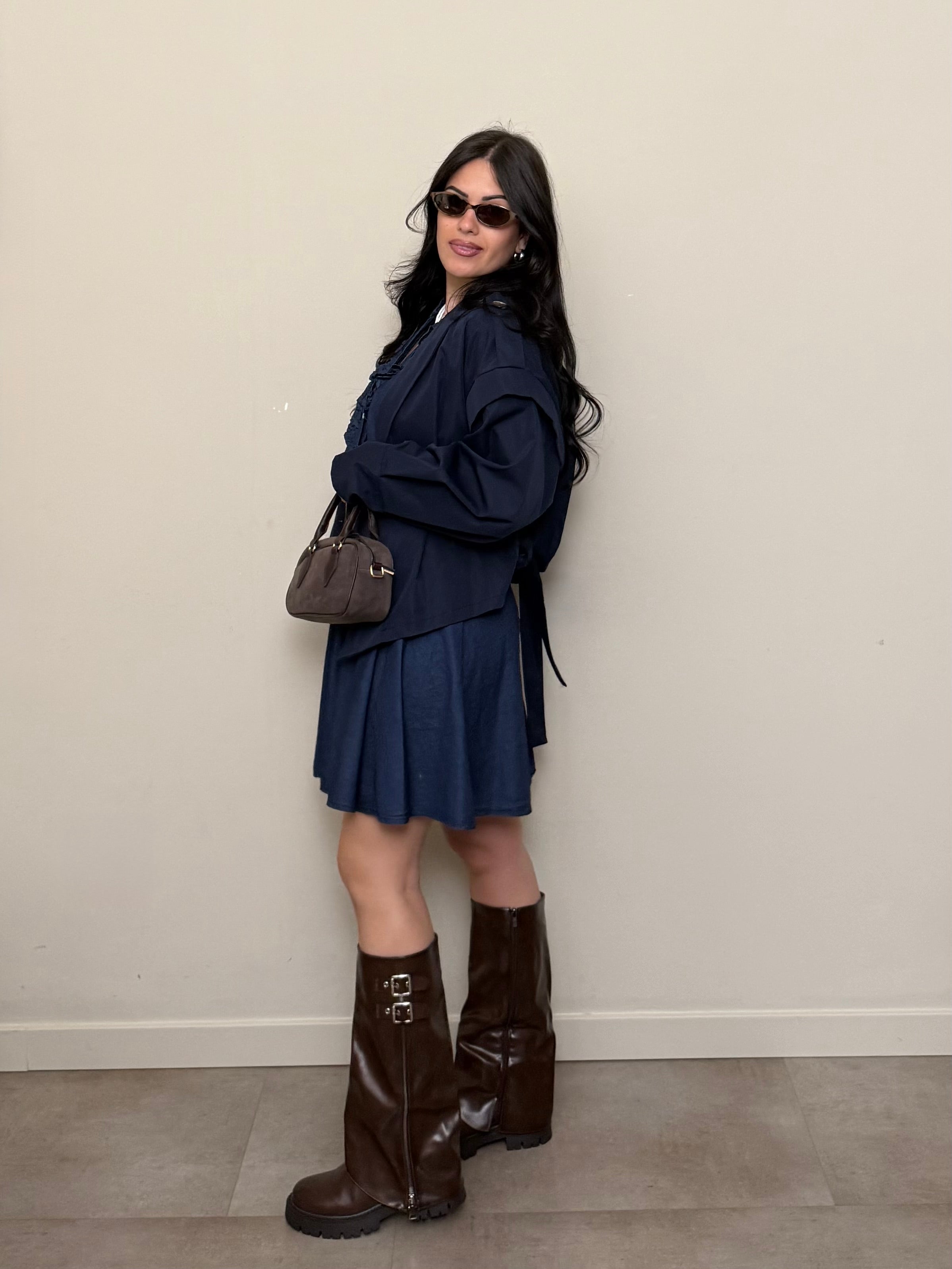 Abito corto di jeans