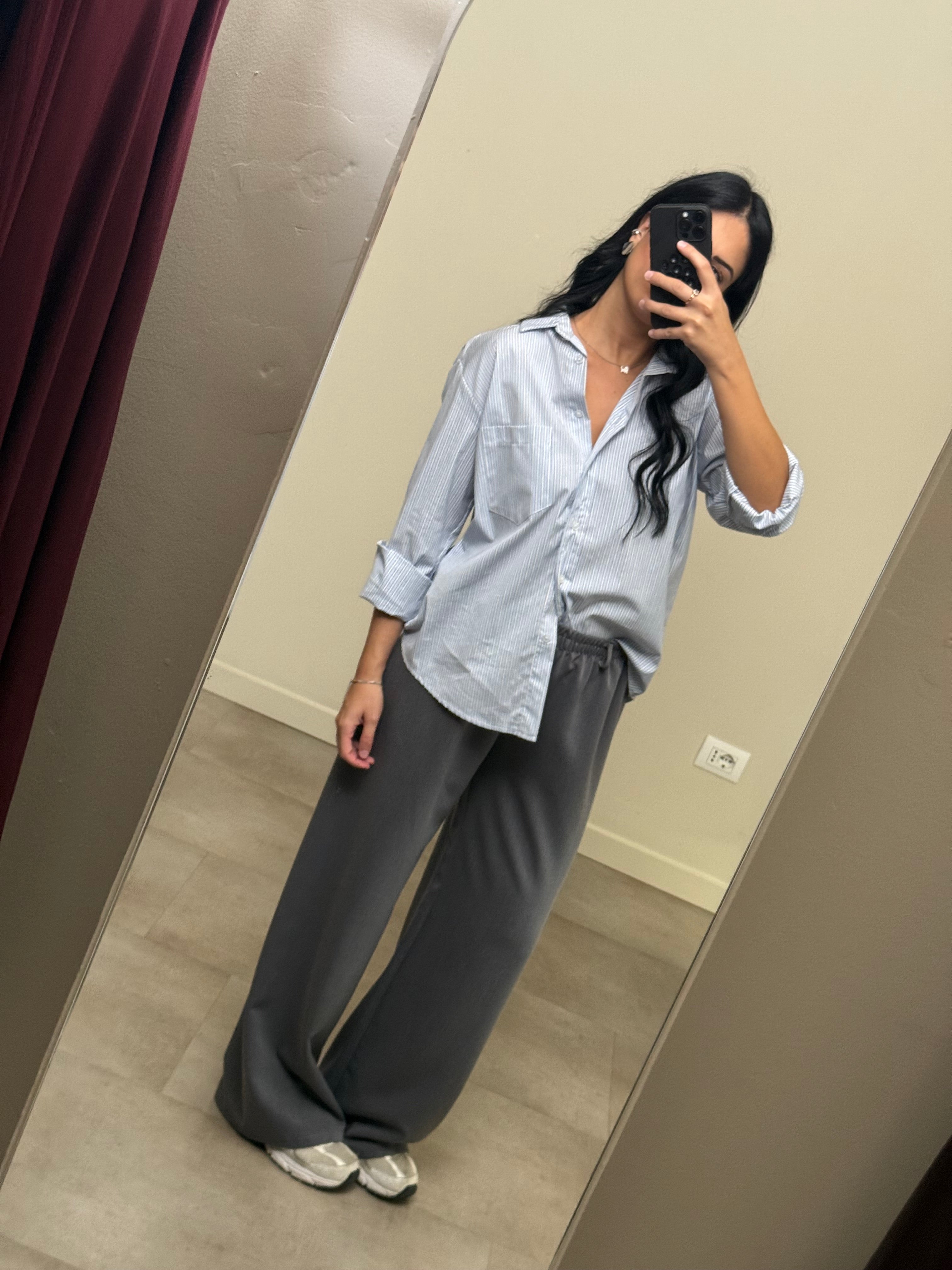 Camicia 100% cotone a righe
