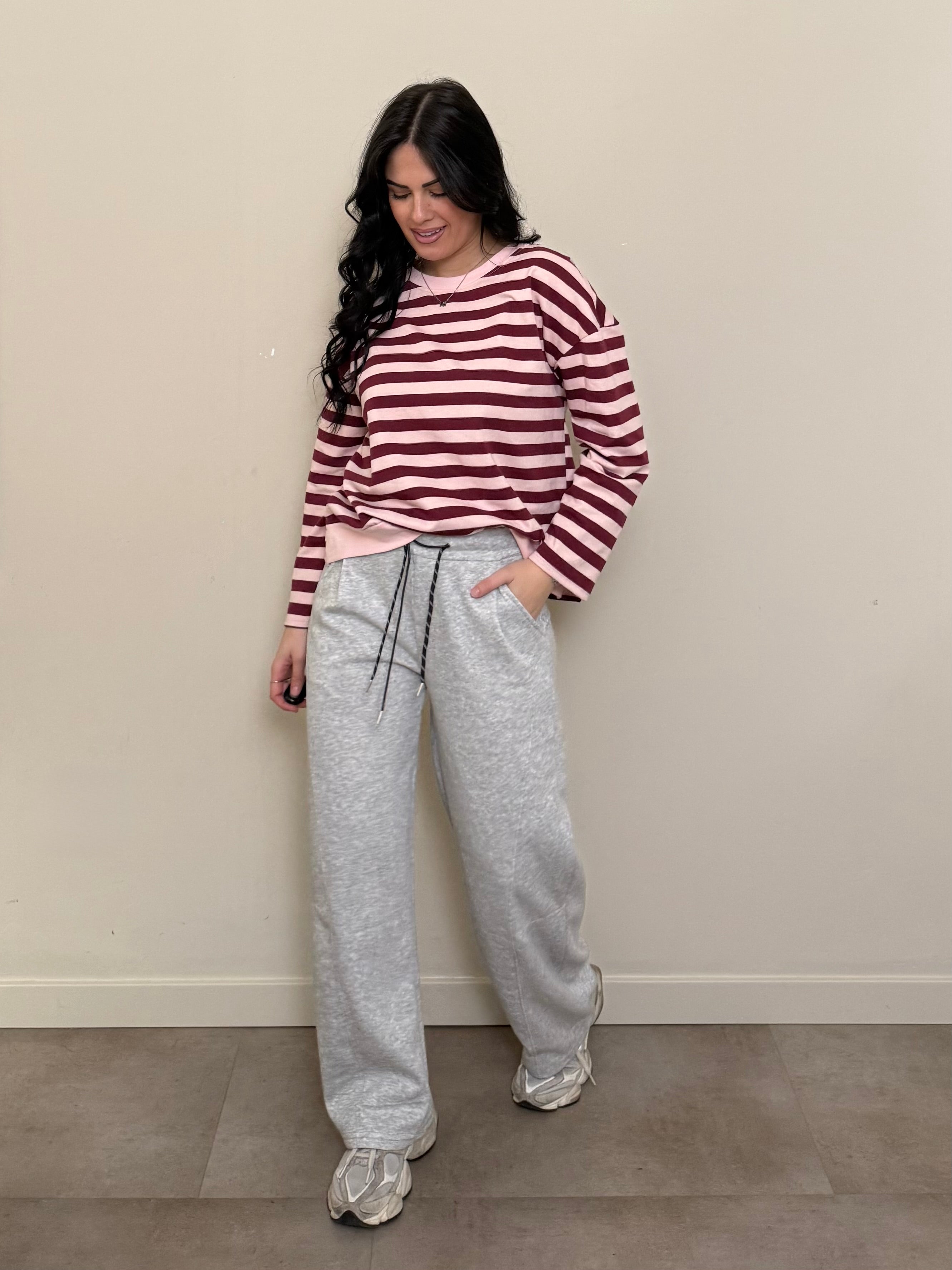 Pantalone tuta grigio