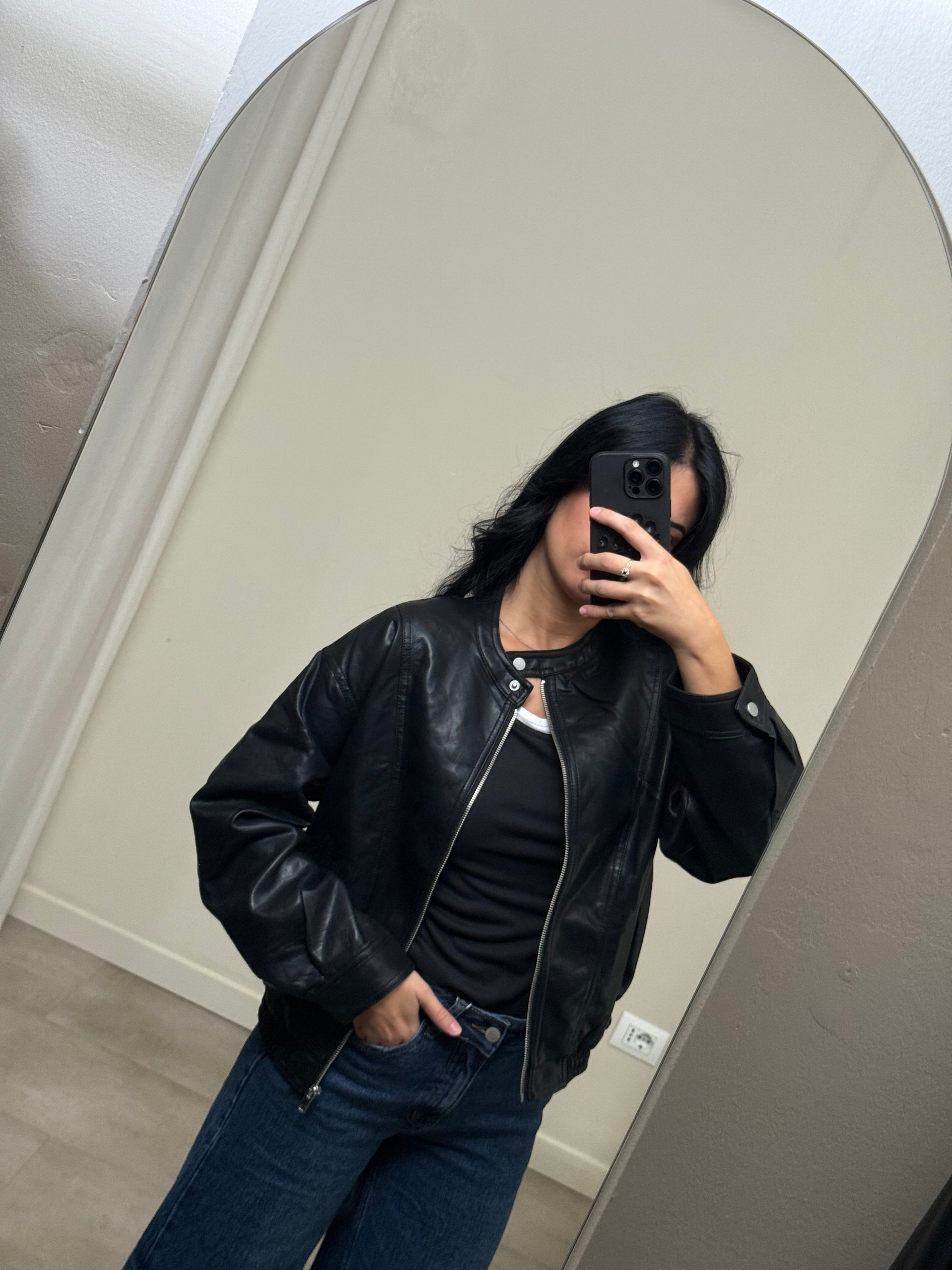 Bomber ecopelle