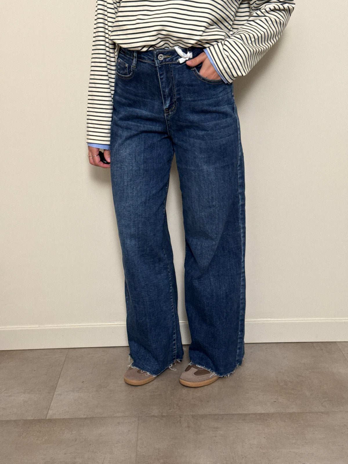Jeans palazzo elasticizzato