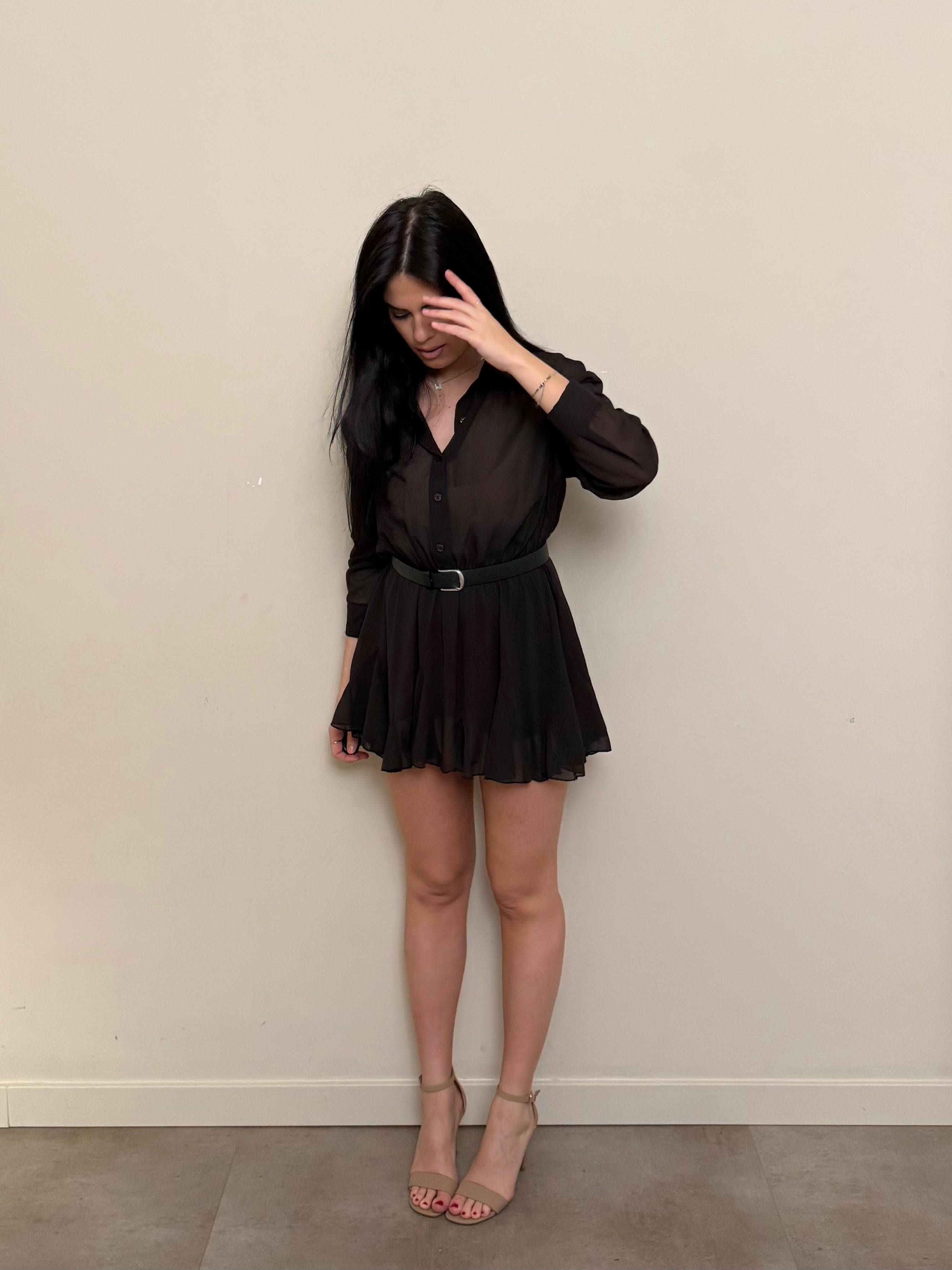 Mini dress Venere marrone freddo