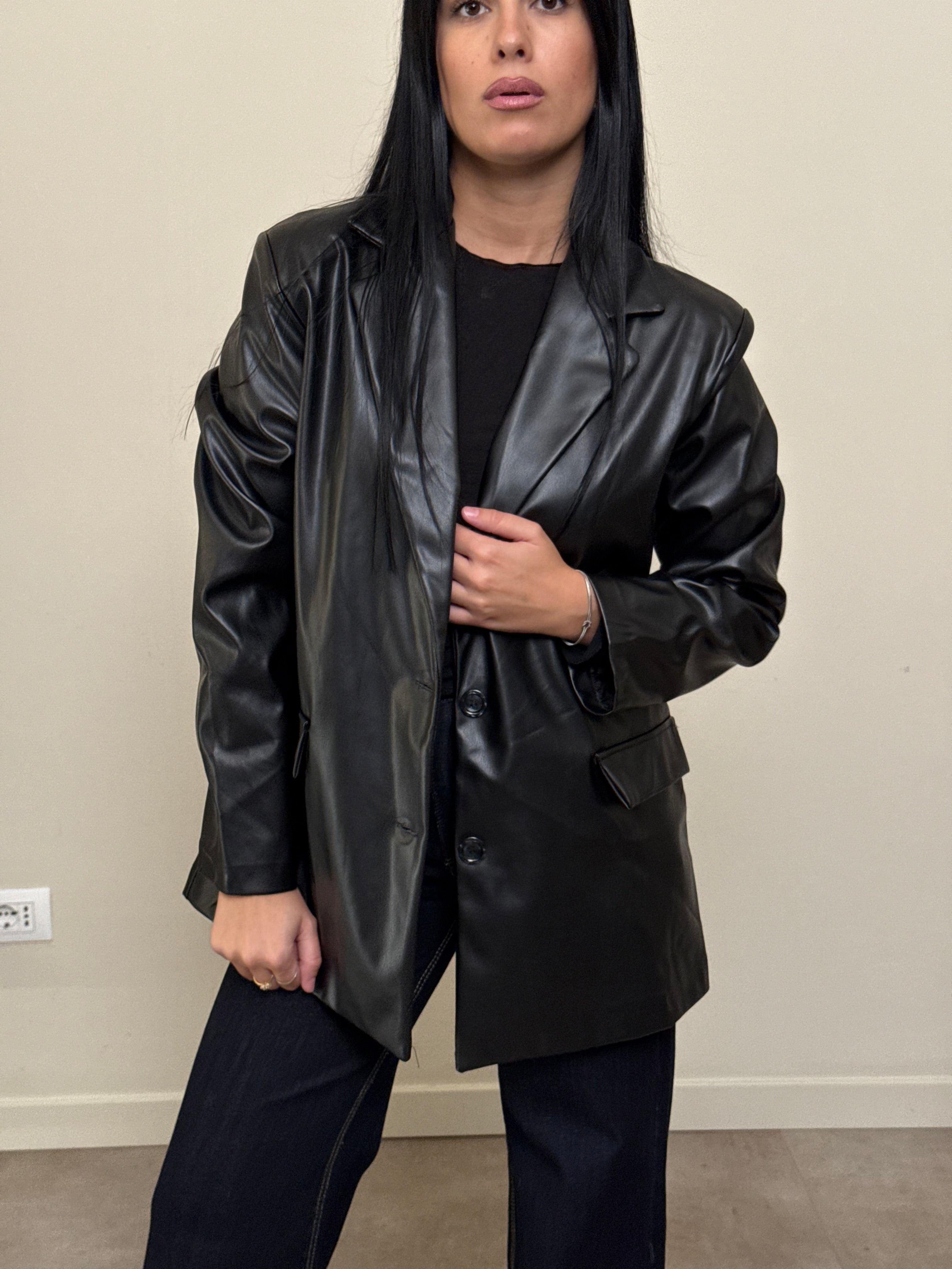 Blazer ecopelle