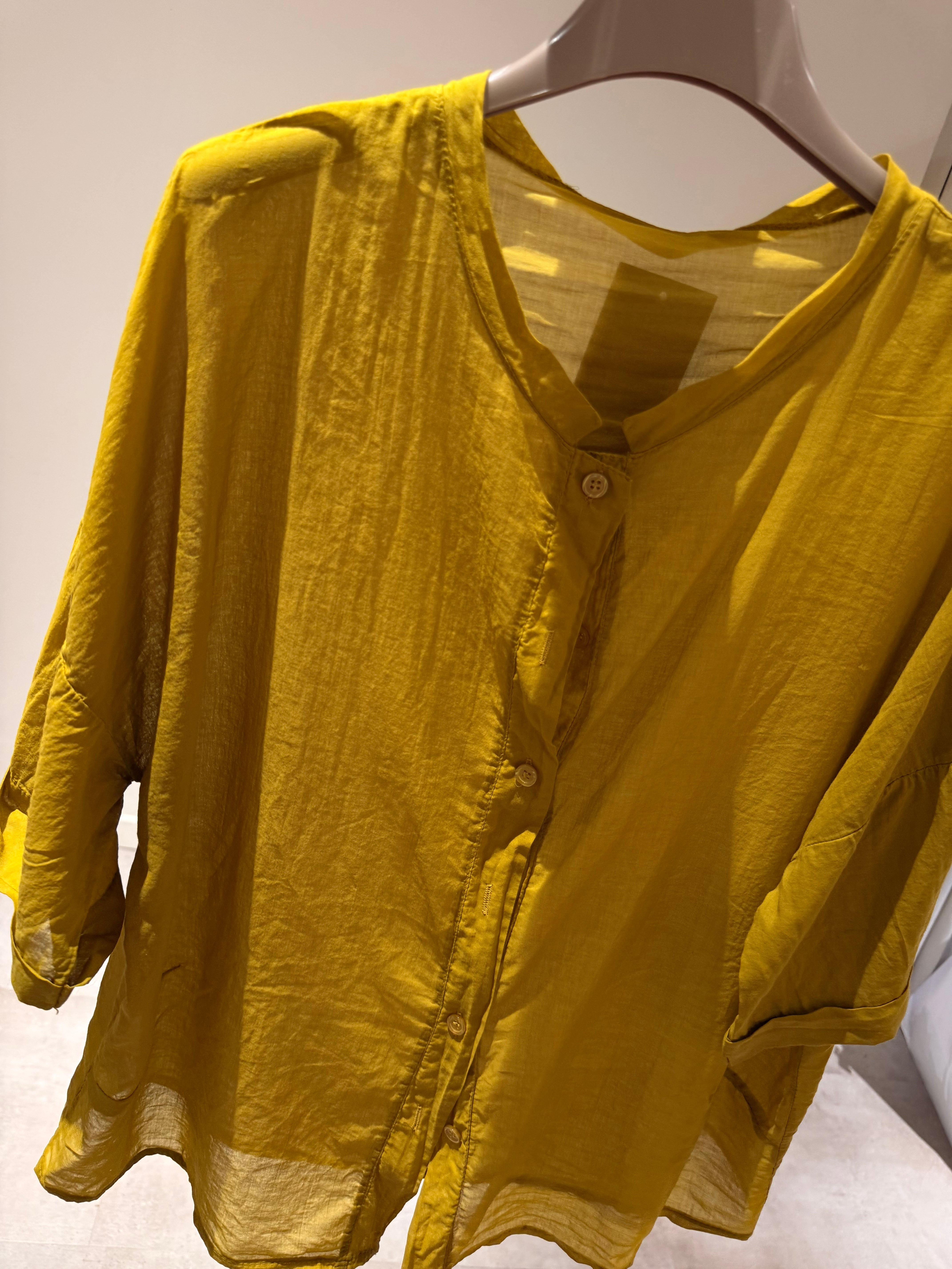 Camicia cotone olio