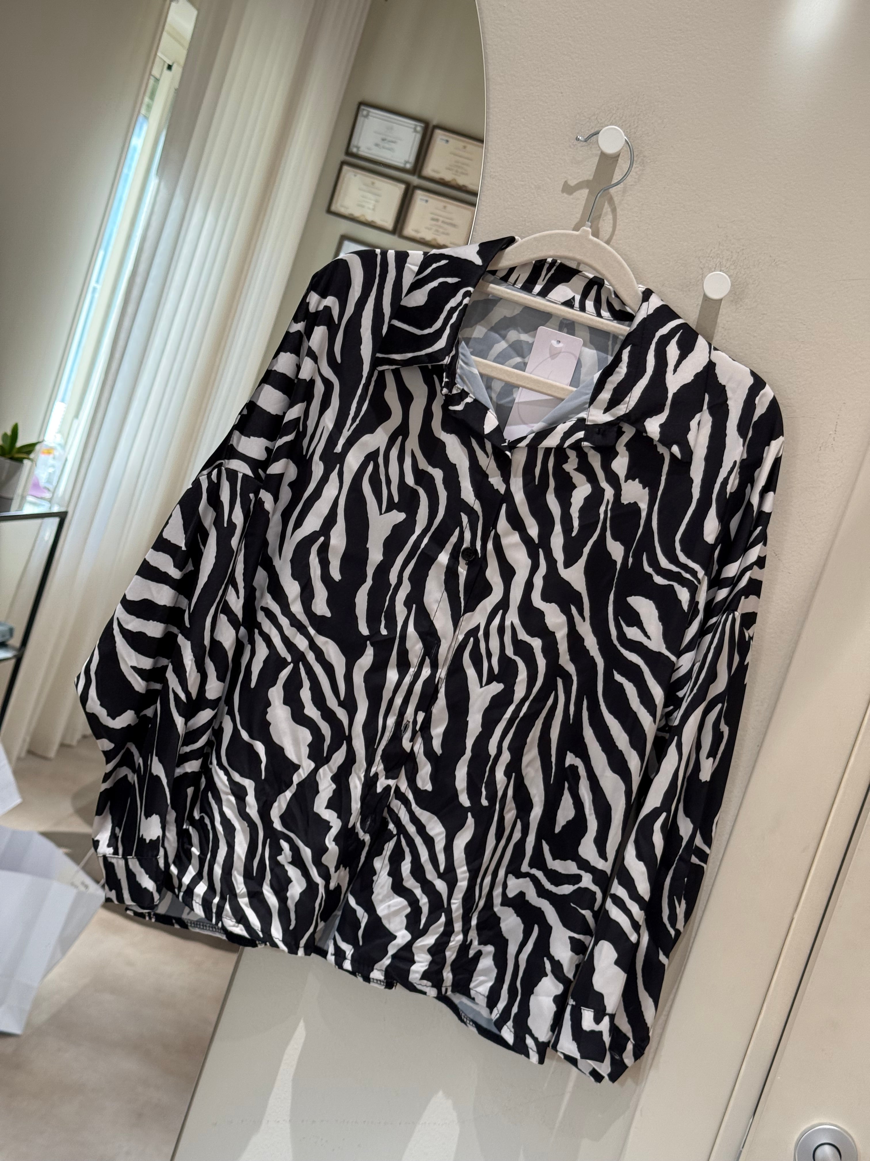 Camicia zebrata
