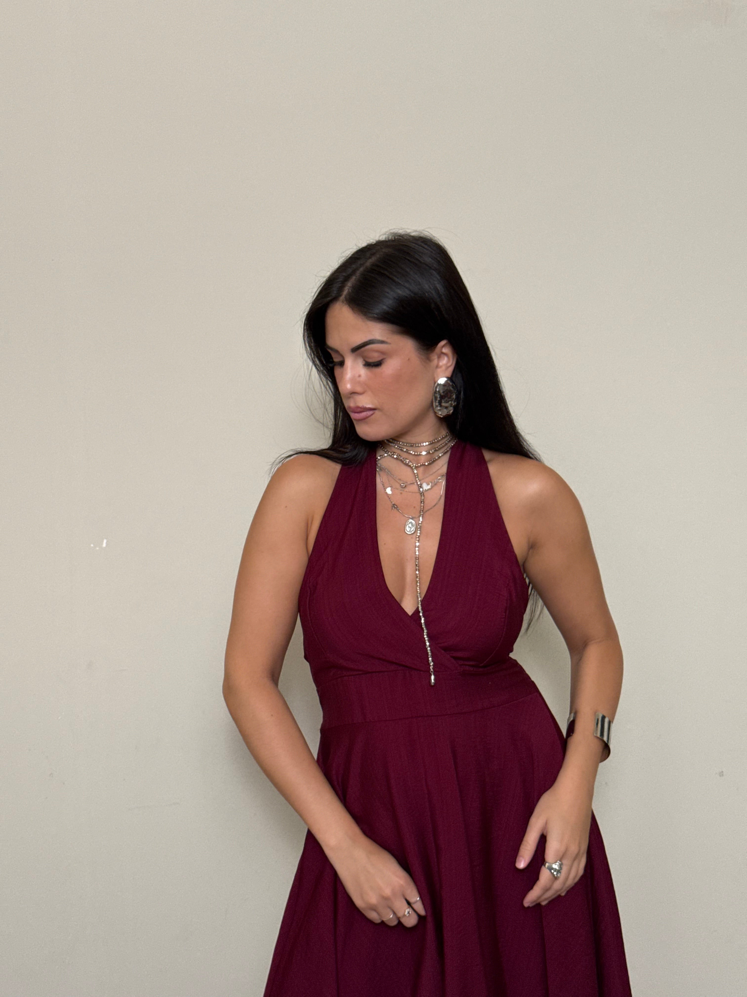 Dress bordeaux