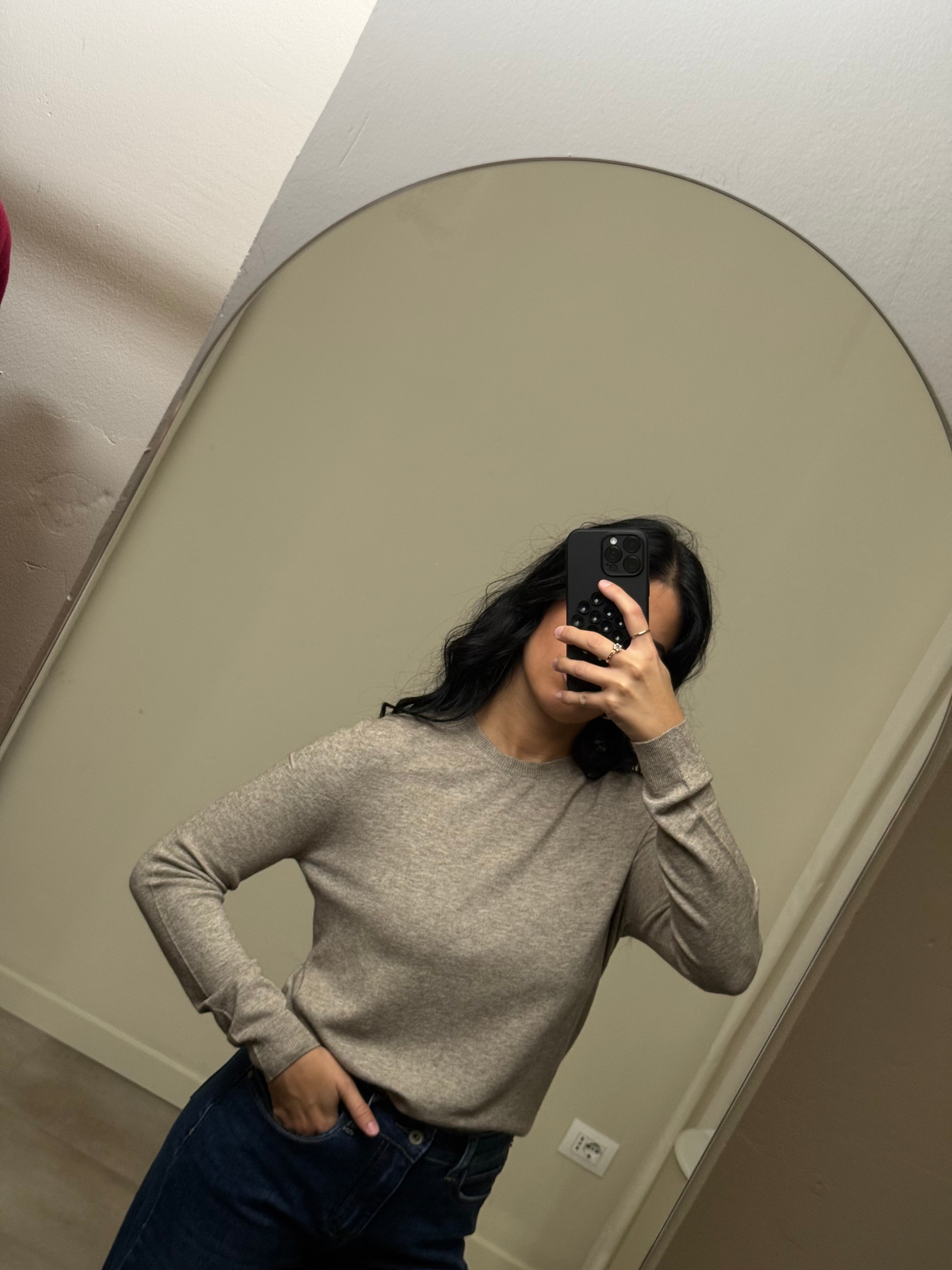 Maglia angora e lana