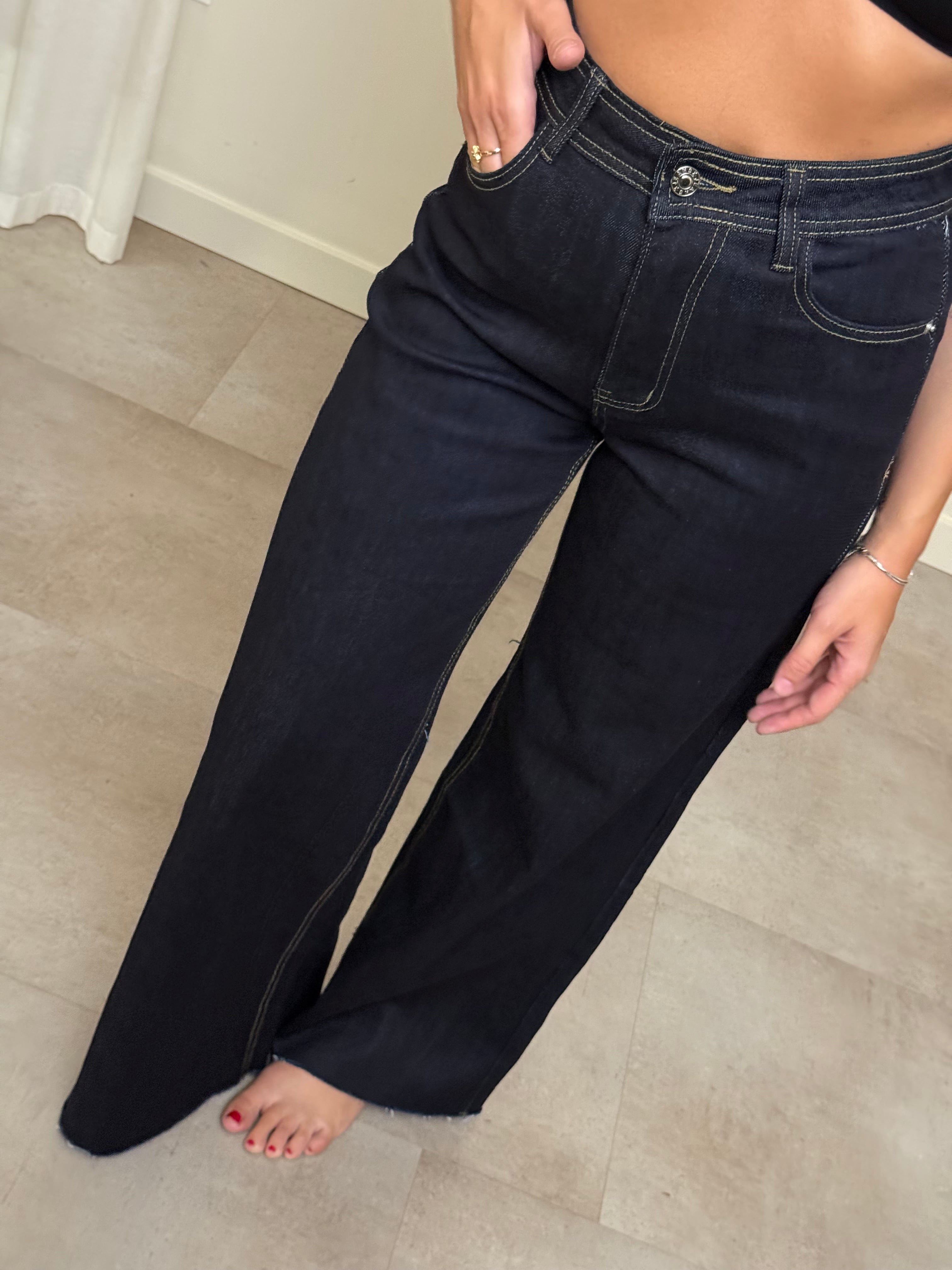 Jeans palazzo basic