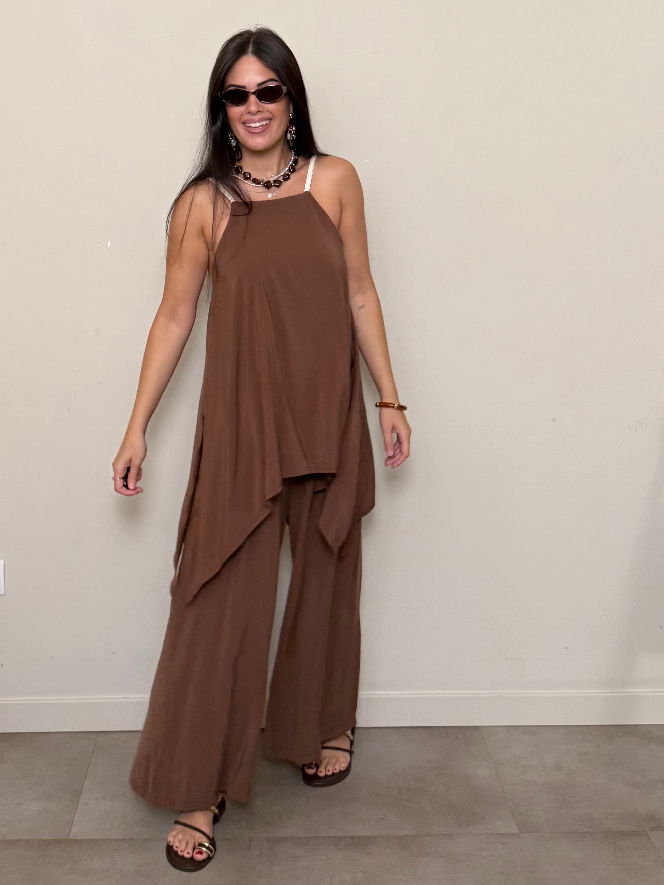 Jumpsuit cioccolato