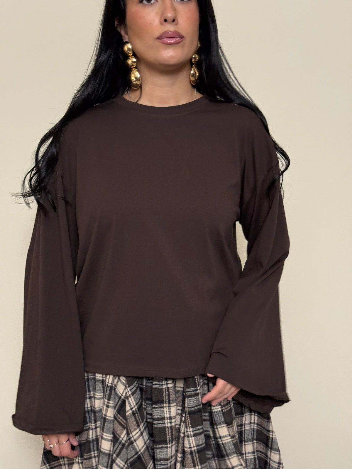 Longsleeve cioccolato