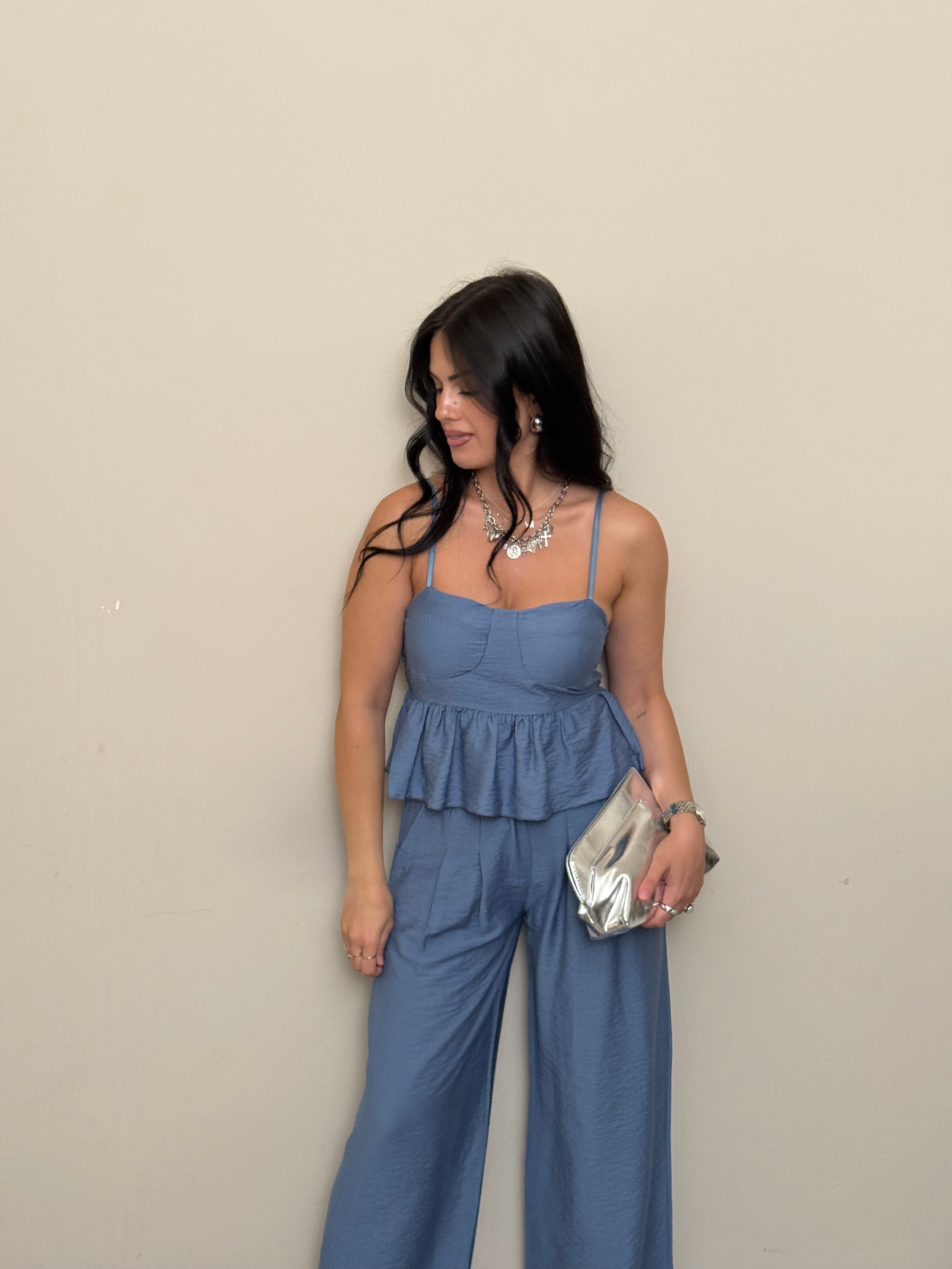 Coordinato Laura azzurro