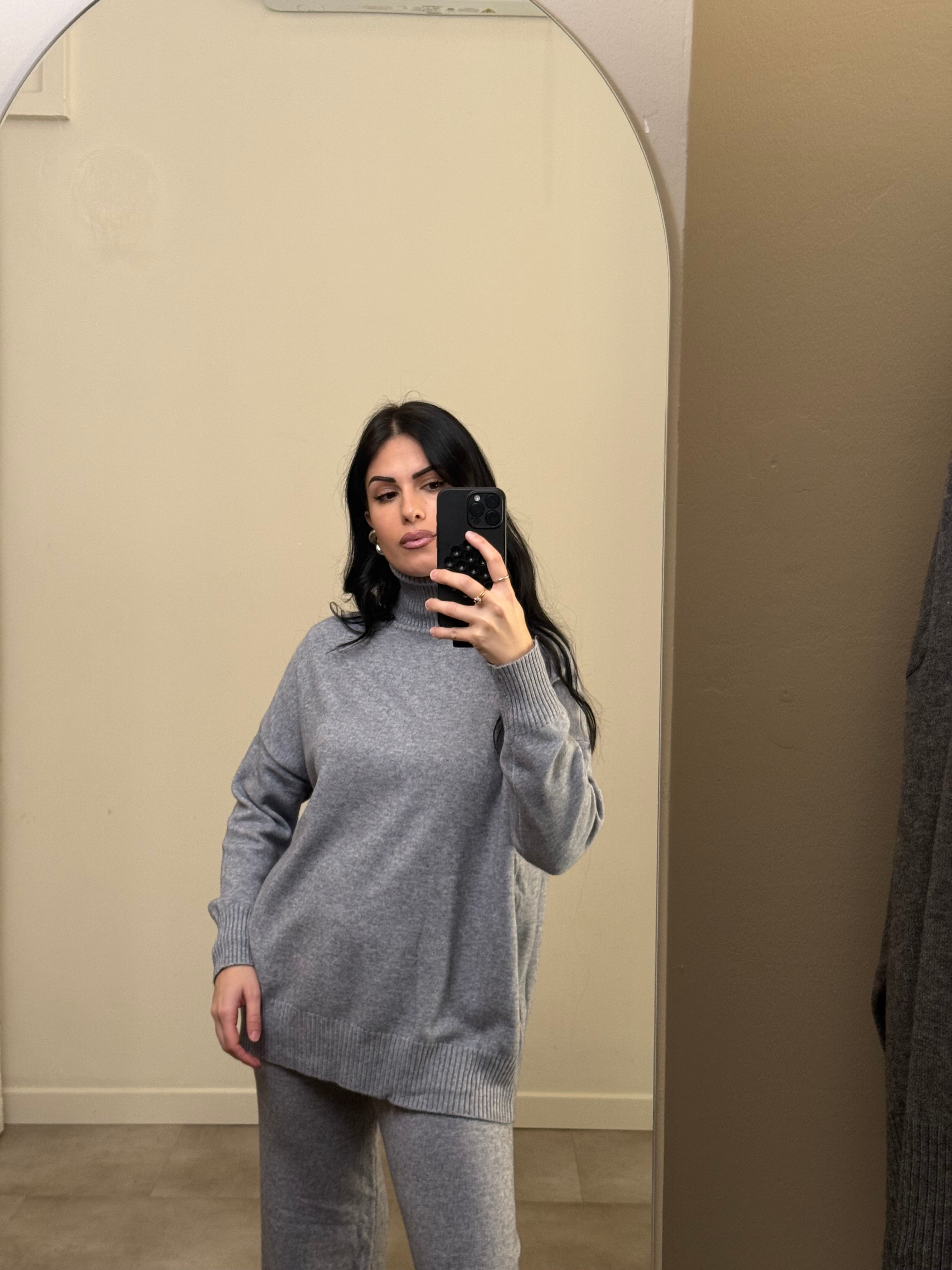 Coordinato tuta collo alto