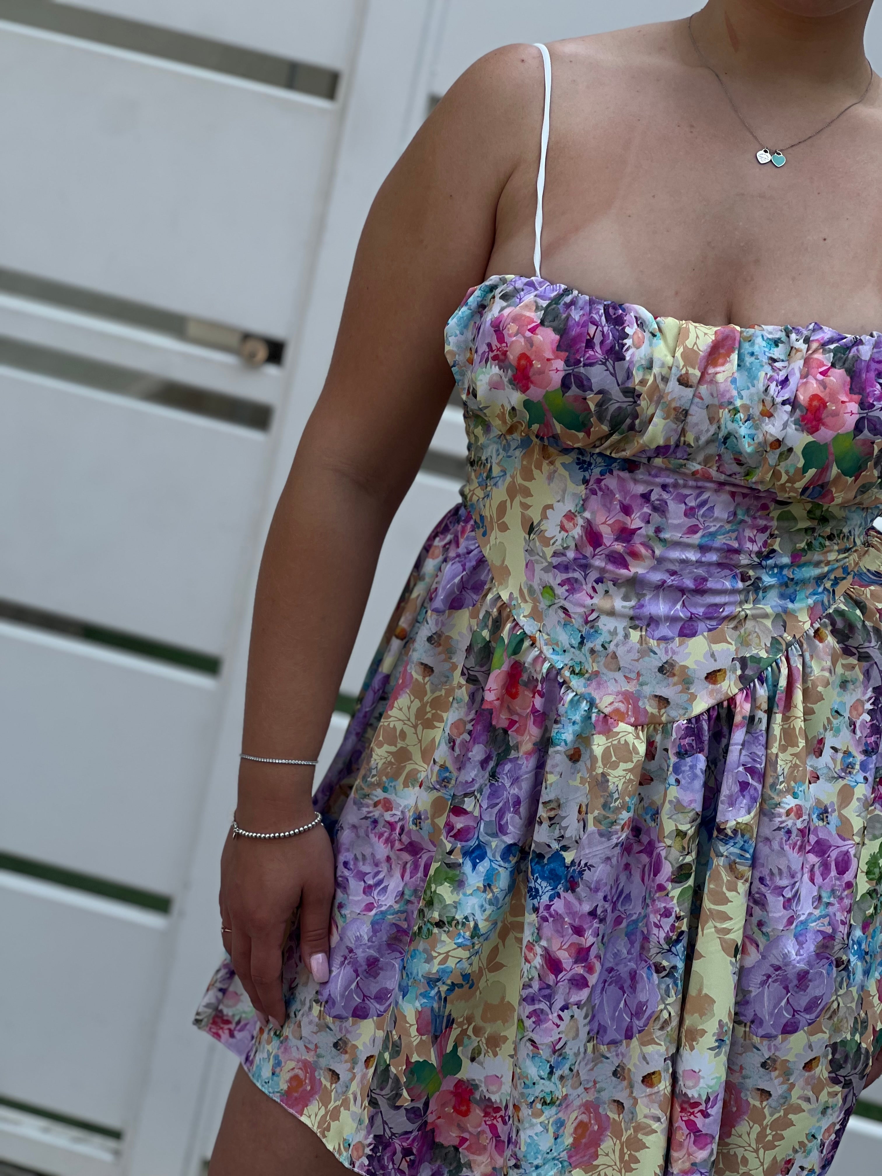 Mini dress fiori
