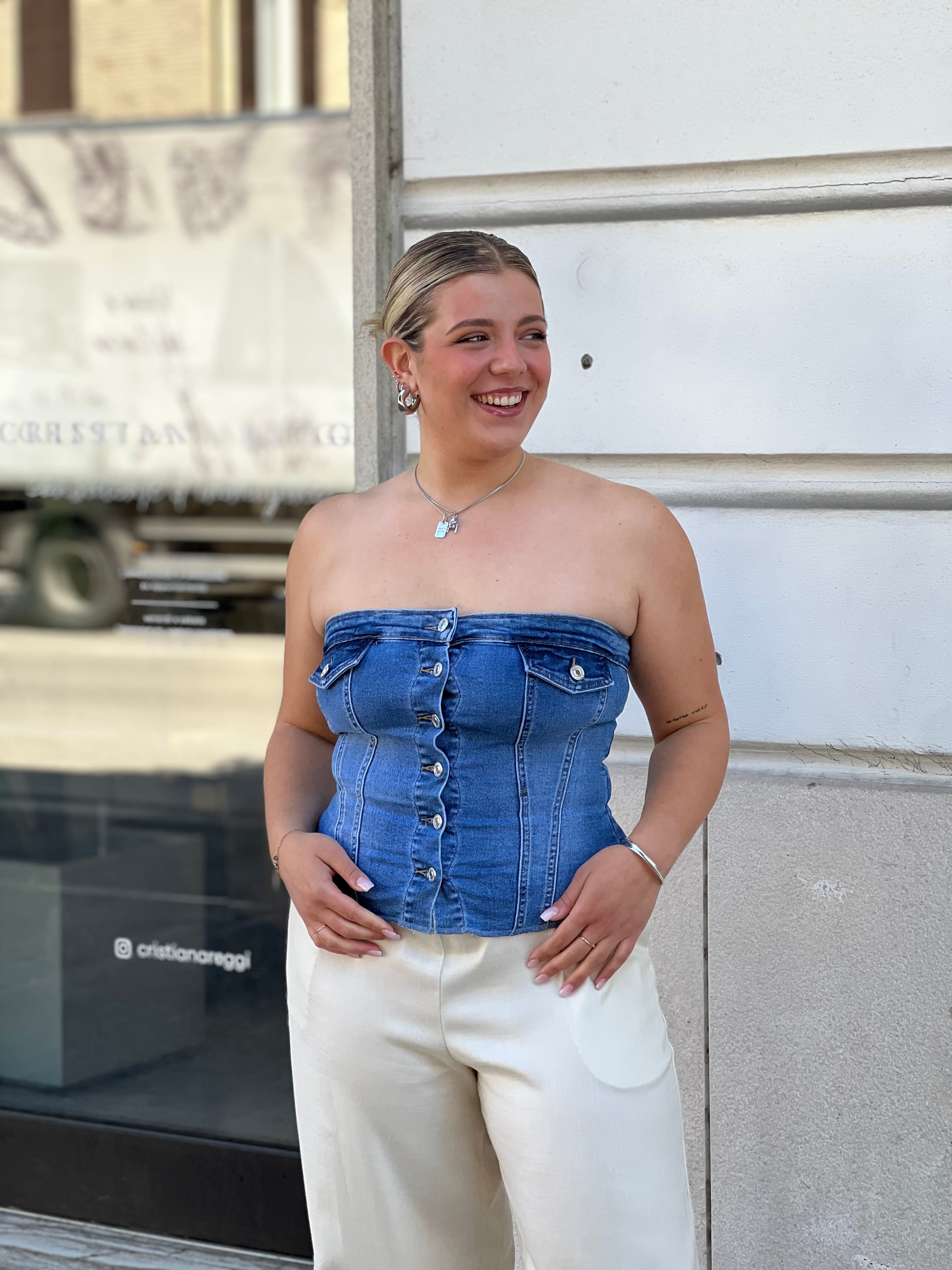Top di jeans