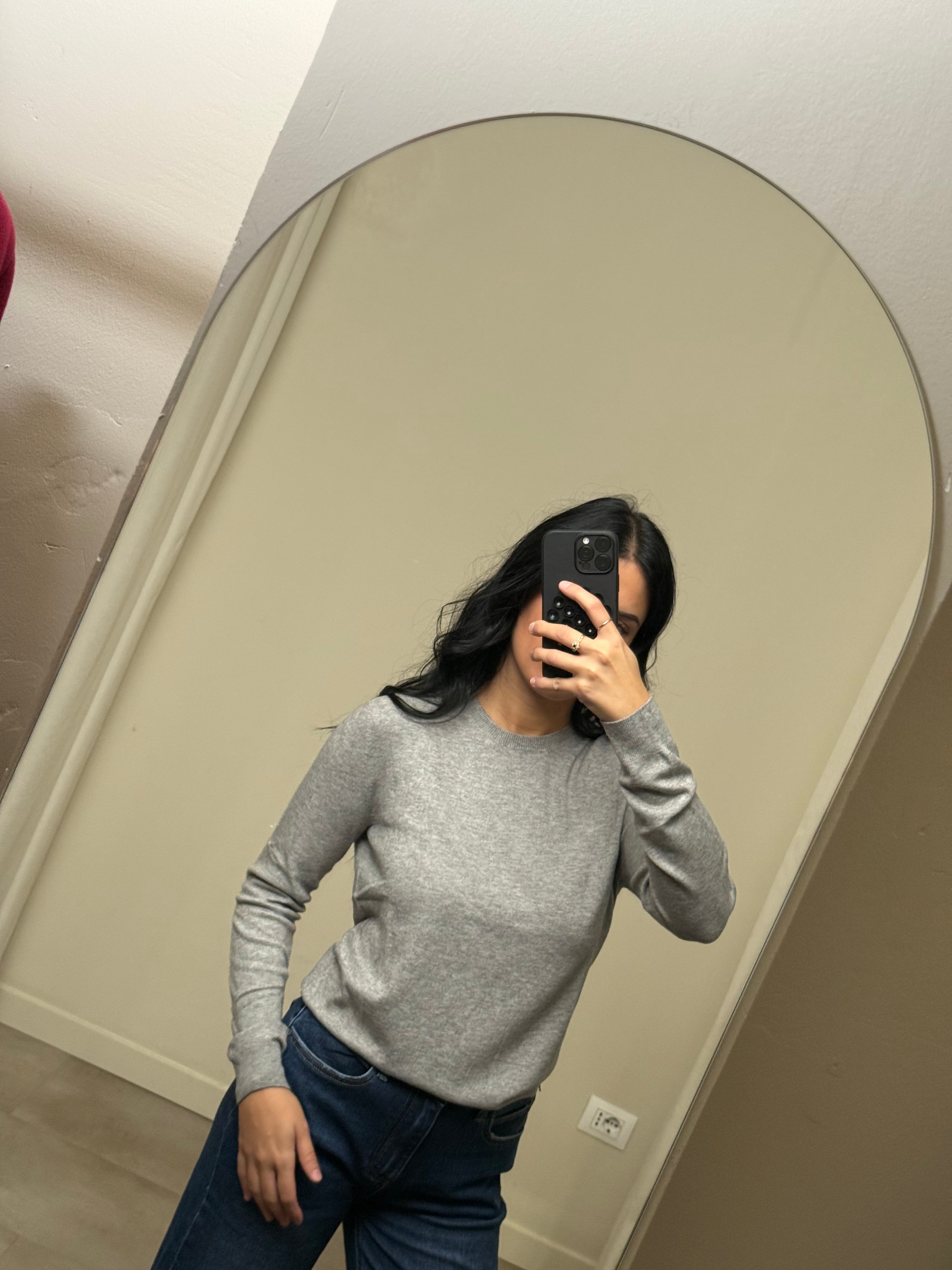 Maglia angora e lana