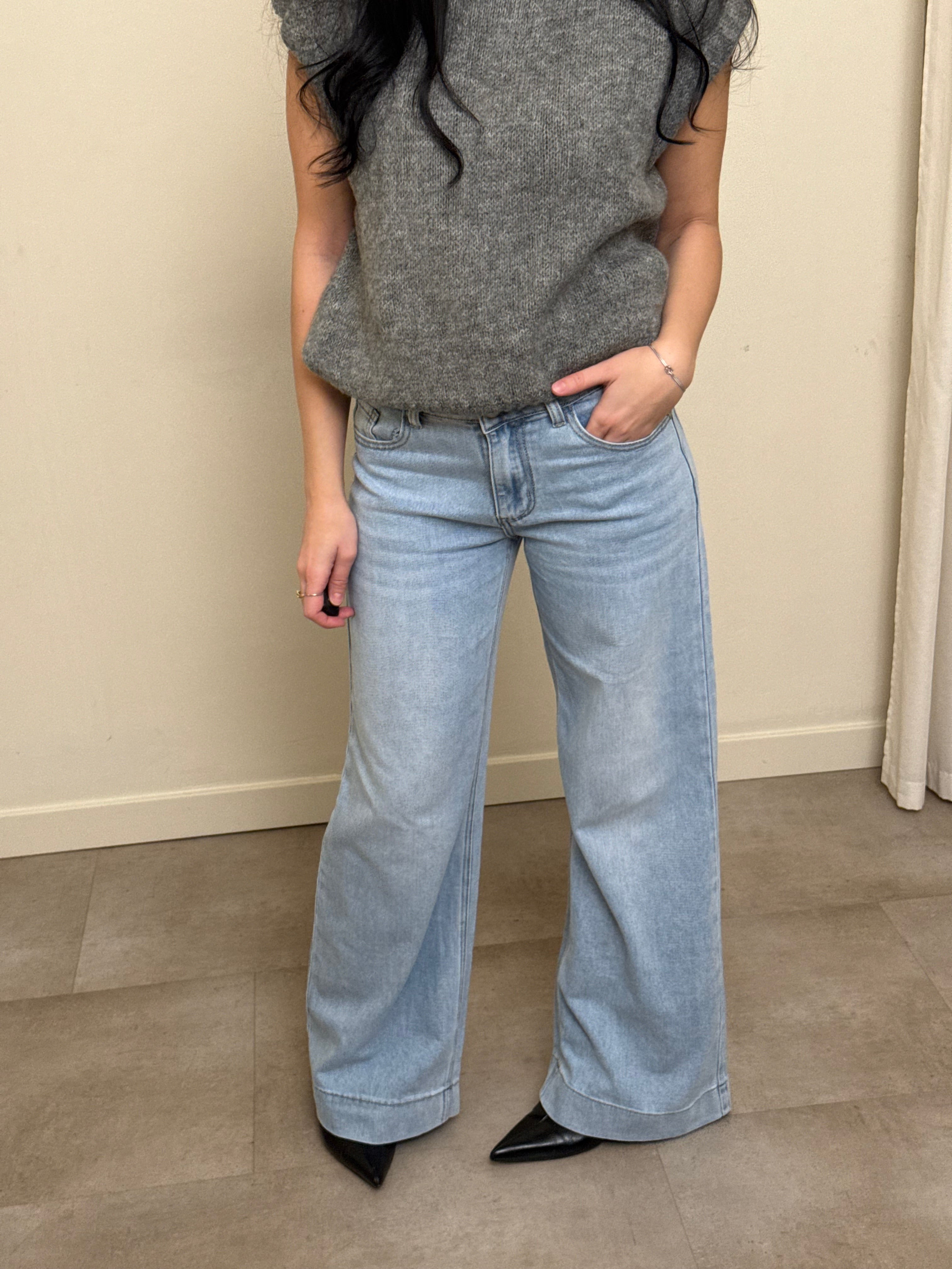 Jeans vita medio bassa