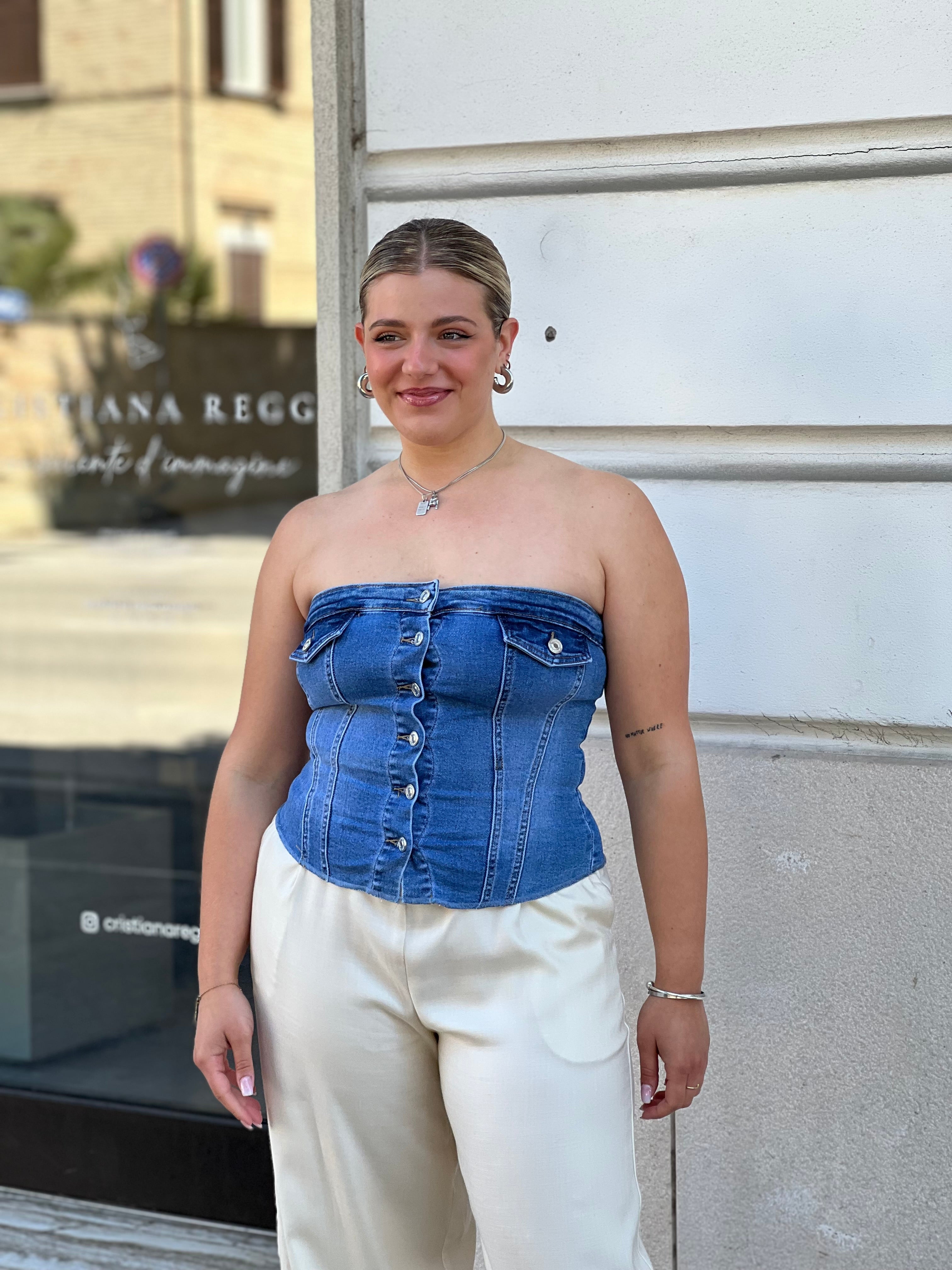 Top di jeans
