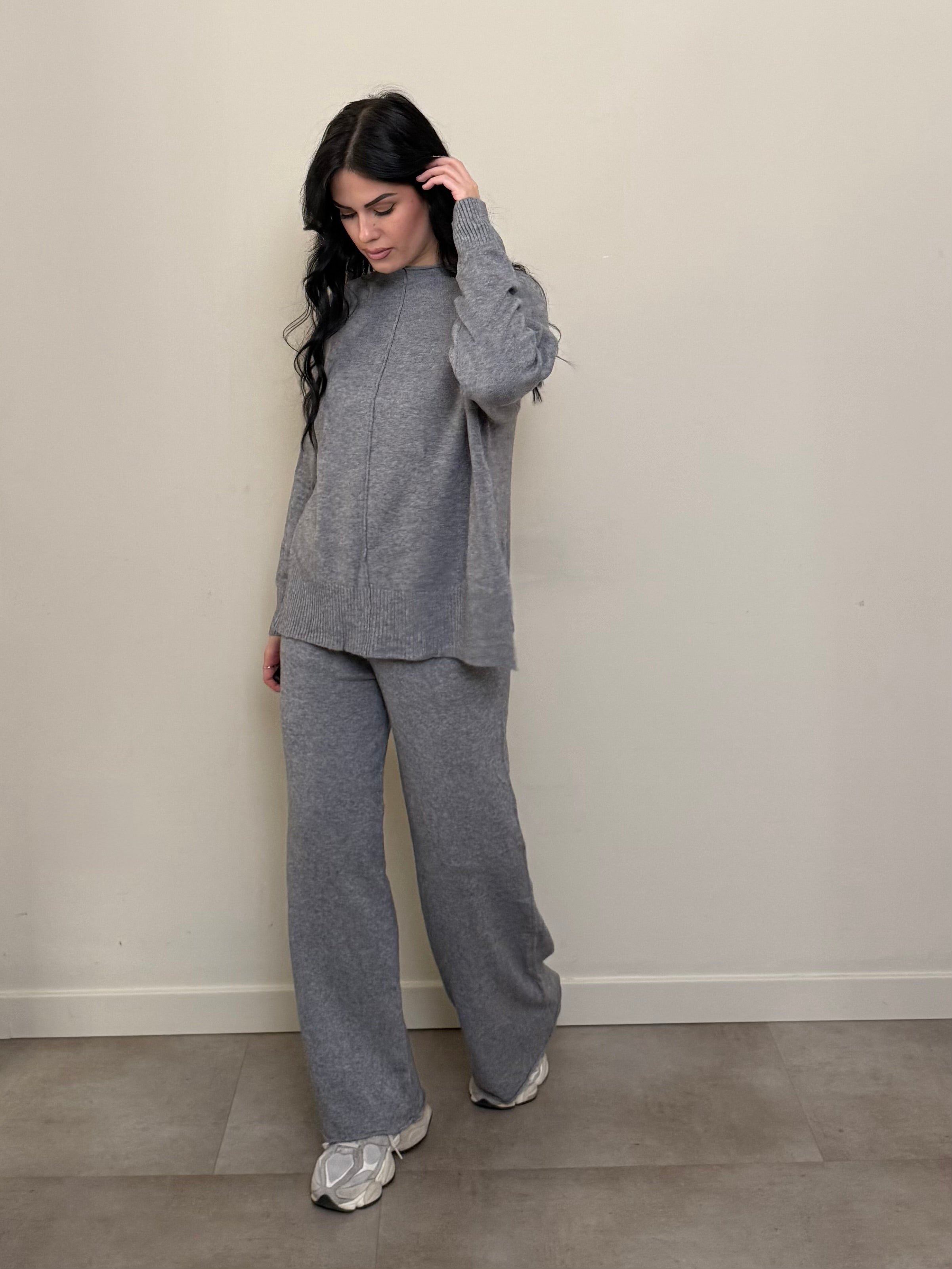 Coordinato tuta girocollo