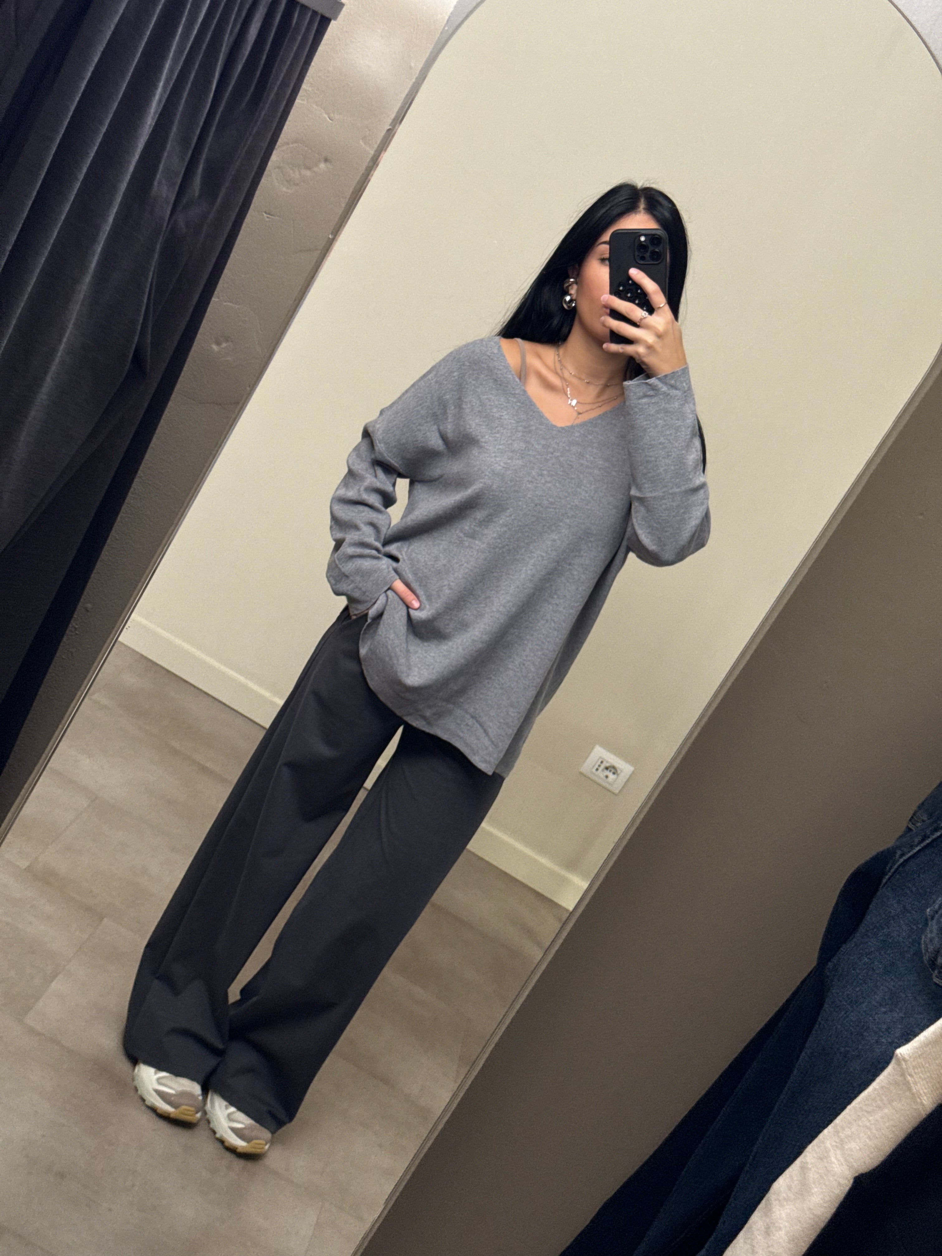 Pantalone palazzo elasticizzato