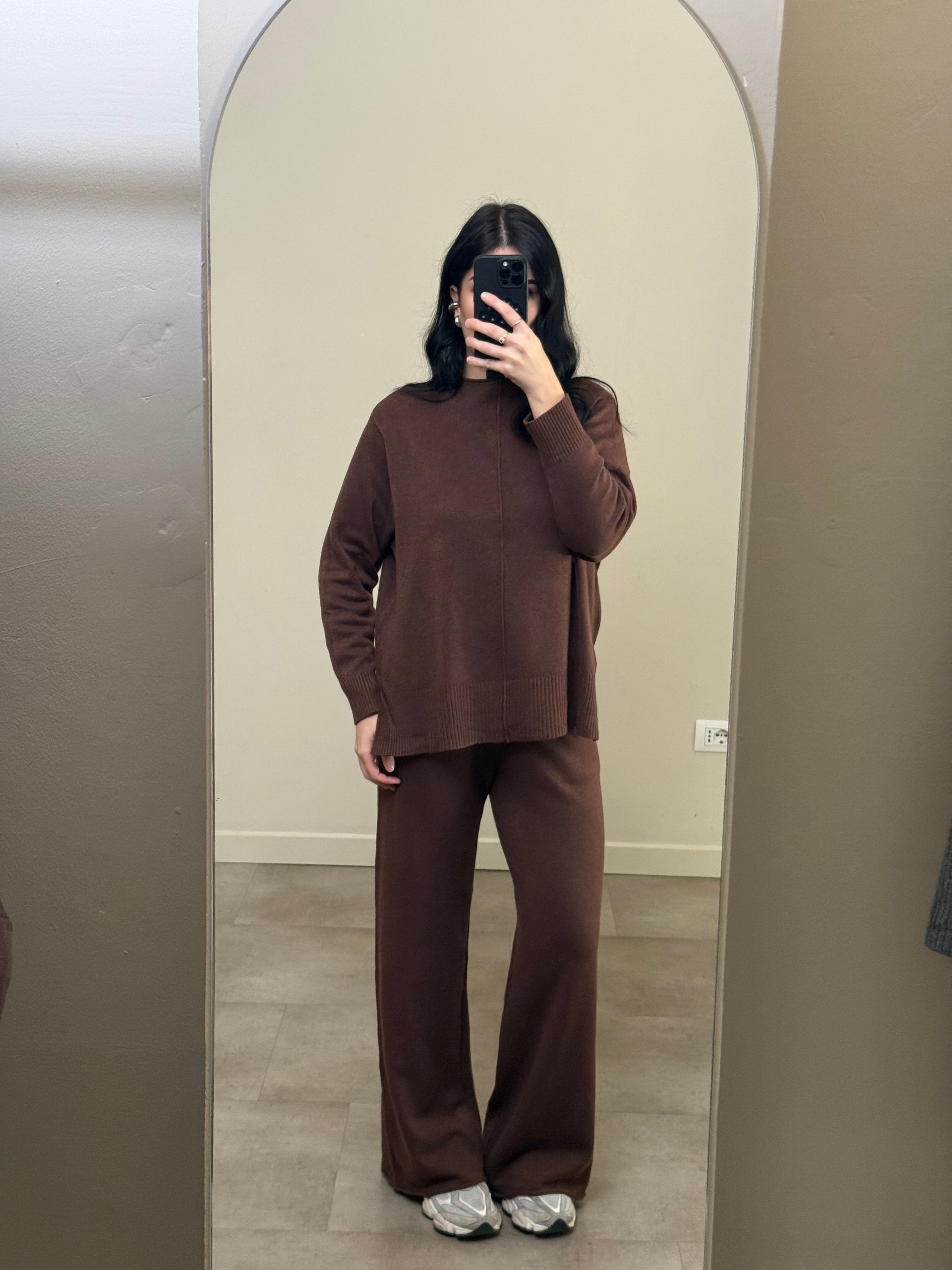 Coordinato tuta girocollo