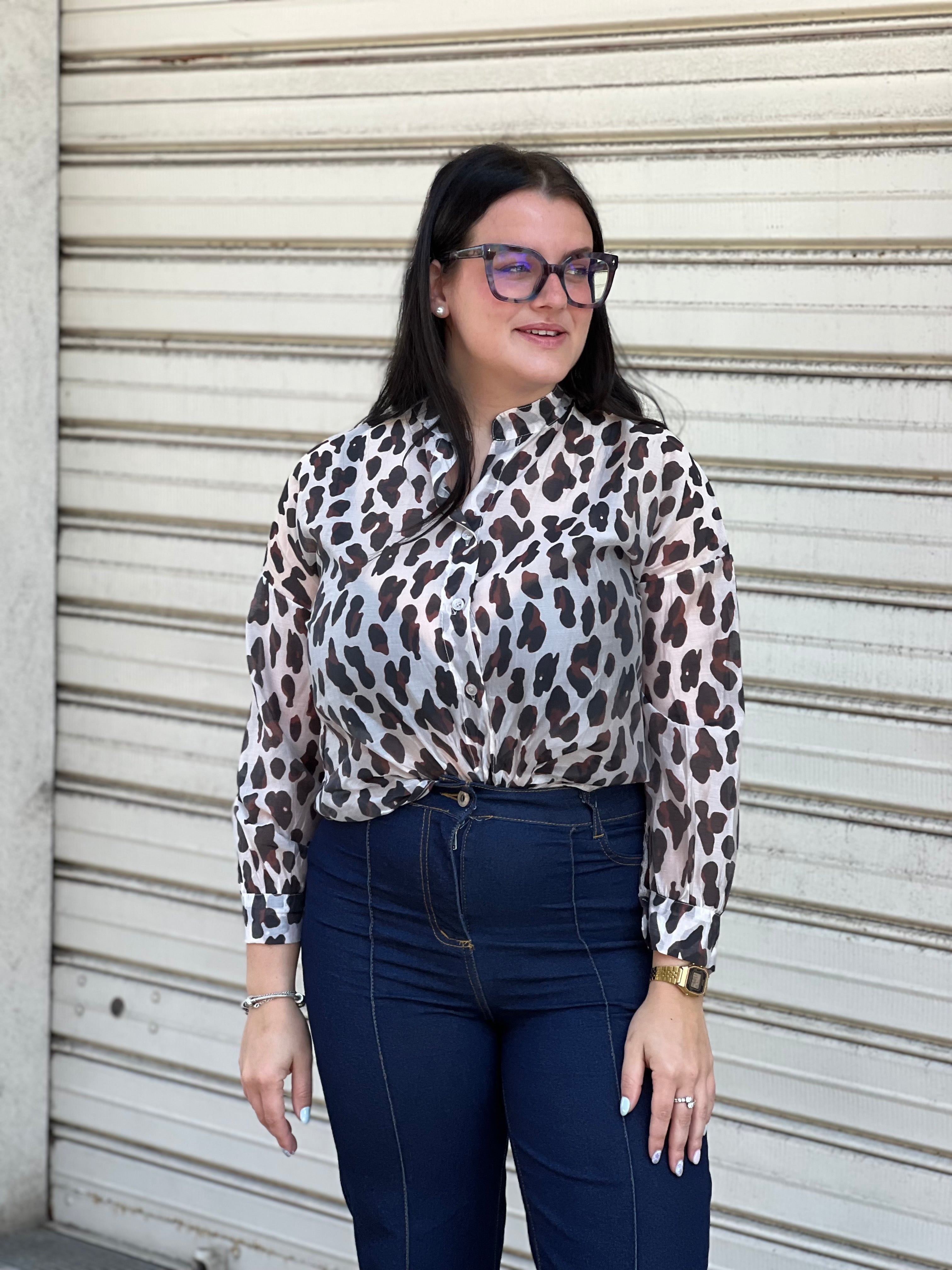 Camicia leopardata